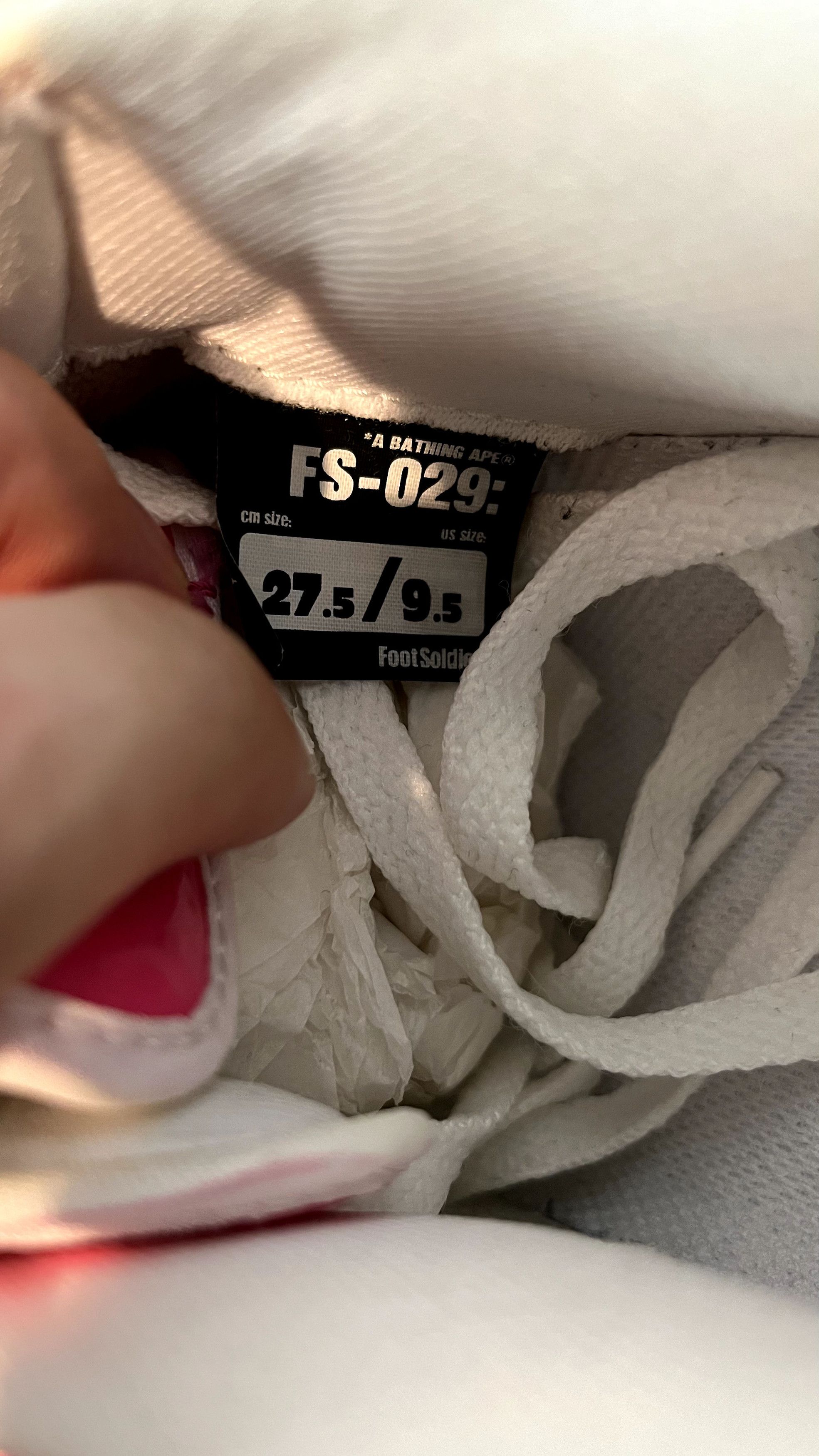 Bape × Kaws Bape x Kaws Chompers Bapesta Size US 9.5 / EU 42-43 - 7 Thumbnail