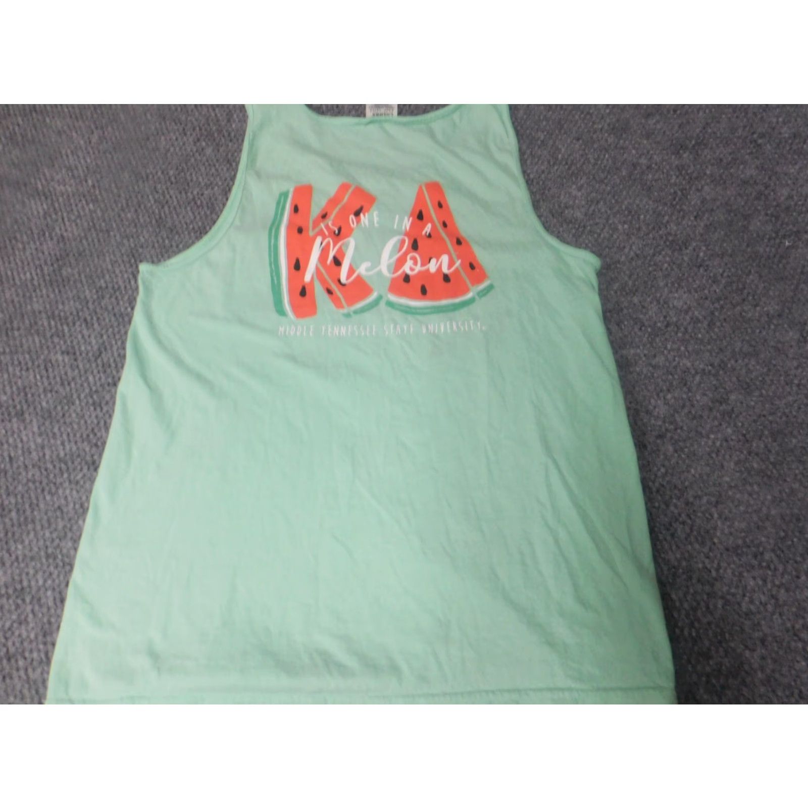 Comfort Colors Comfort Colors Mens Shirt M Green Crew Neck Sleeveless Logo T-Shirt Modern Colorful All Seasons Size US M / EU 48-50 / 2 - 7 Thumbnail