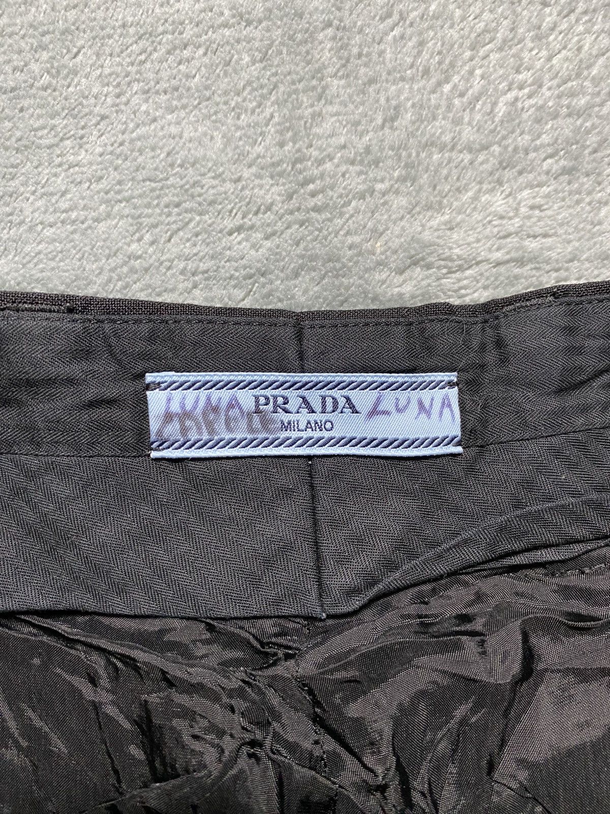 Prada × Raf Simons PRADA / RAF SIMONS 2022 WIDE SLACKS Size 25" / US 0 / IT 36 - 5 Thumbnail