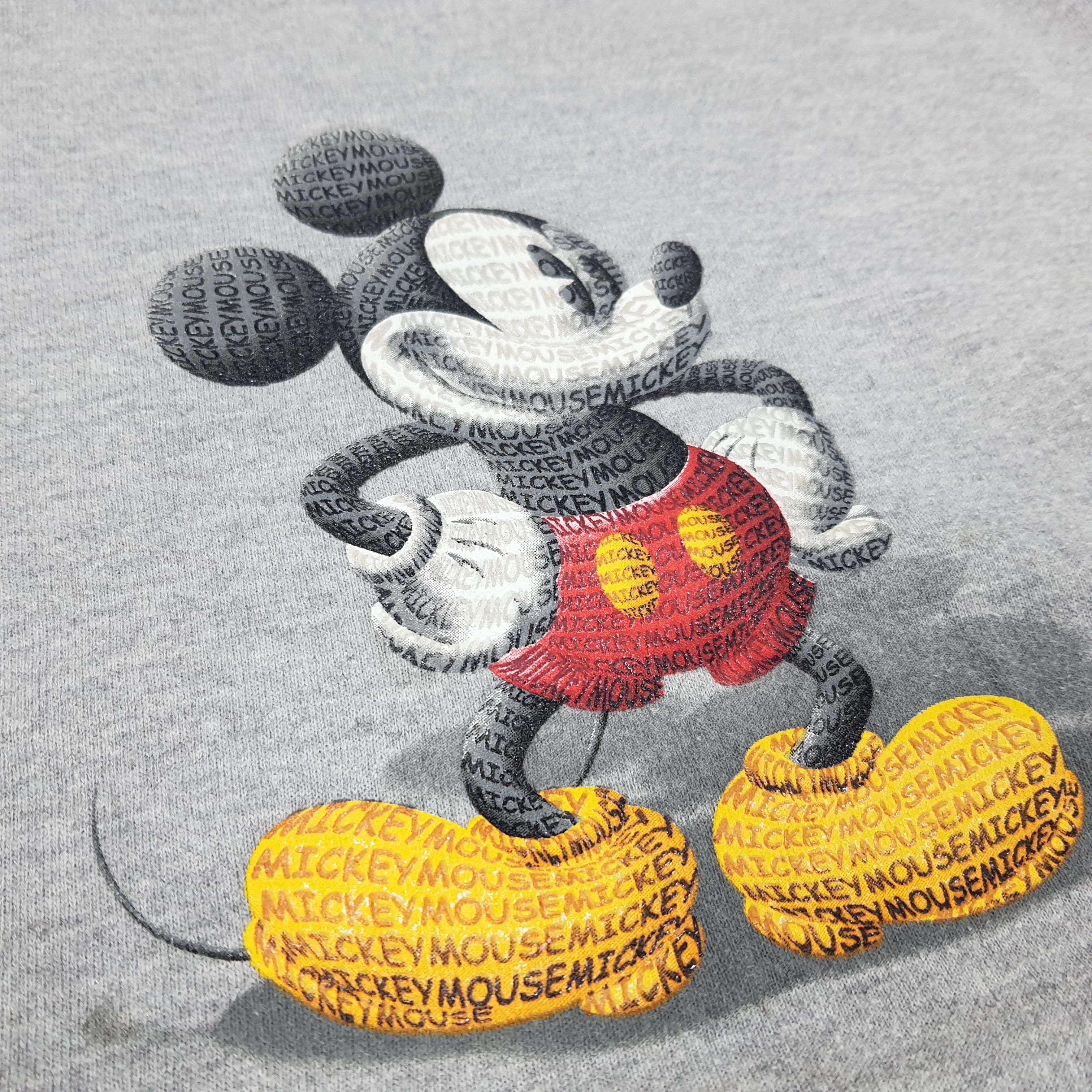 Disney × Mickey Mouse × Vintage Vintage Disney Mickey Mouse Monogram Sweatshirt Size US XXL / EU 58 / 5 - 2 Thumbnail