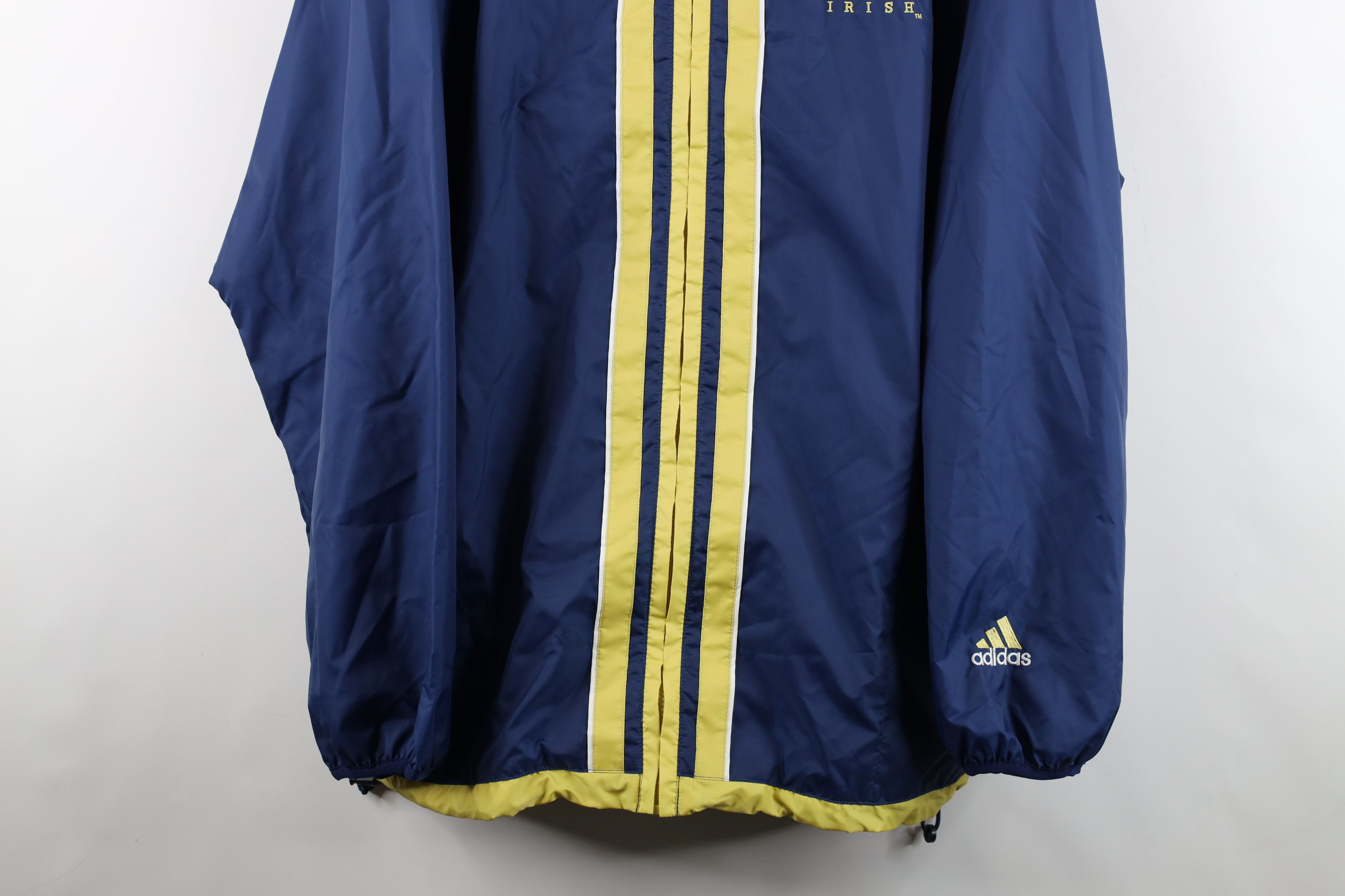 Adidas Vintage Adidas Dame University Lined Windbreaker Jacket Blue Size US XL / EU 56 / 4 - 3 Thumbnail