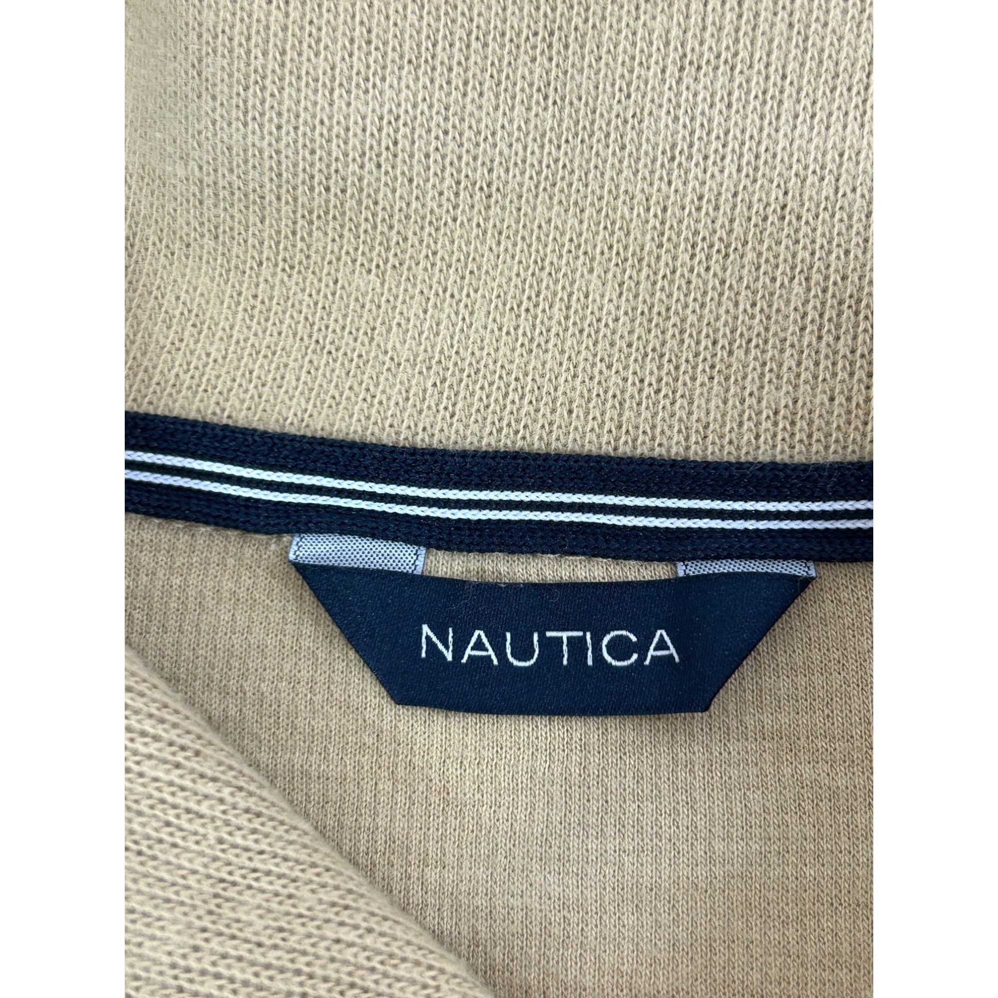 Nautica Nautica Men's Sweater Vtg Tan M 2-Button Cotton Shawl Colla Size US M / EU 48-50 / 2 - 5 Thumbnail