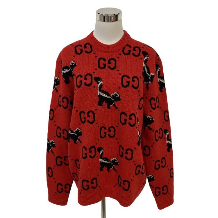 Gucci Gucci Skunk Jacquard Sweater XS Size US XS / EU 42 / 0 - 1 Thumbnail