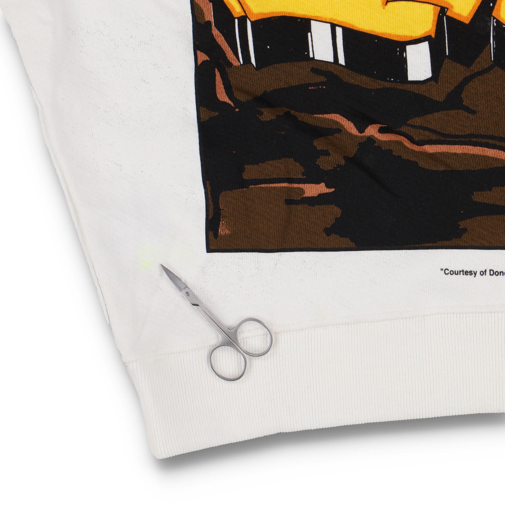 Off-White White Dondi Demon Graffiti Logo Oversized Sweatshirt Size US M / EU 48-50 / 2 - 5 Thumbnail