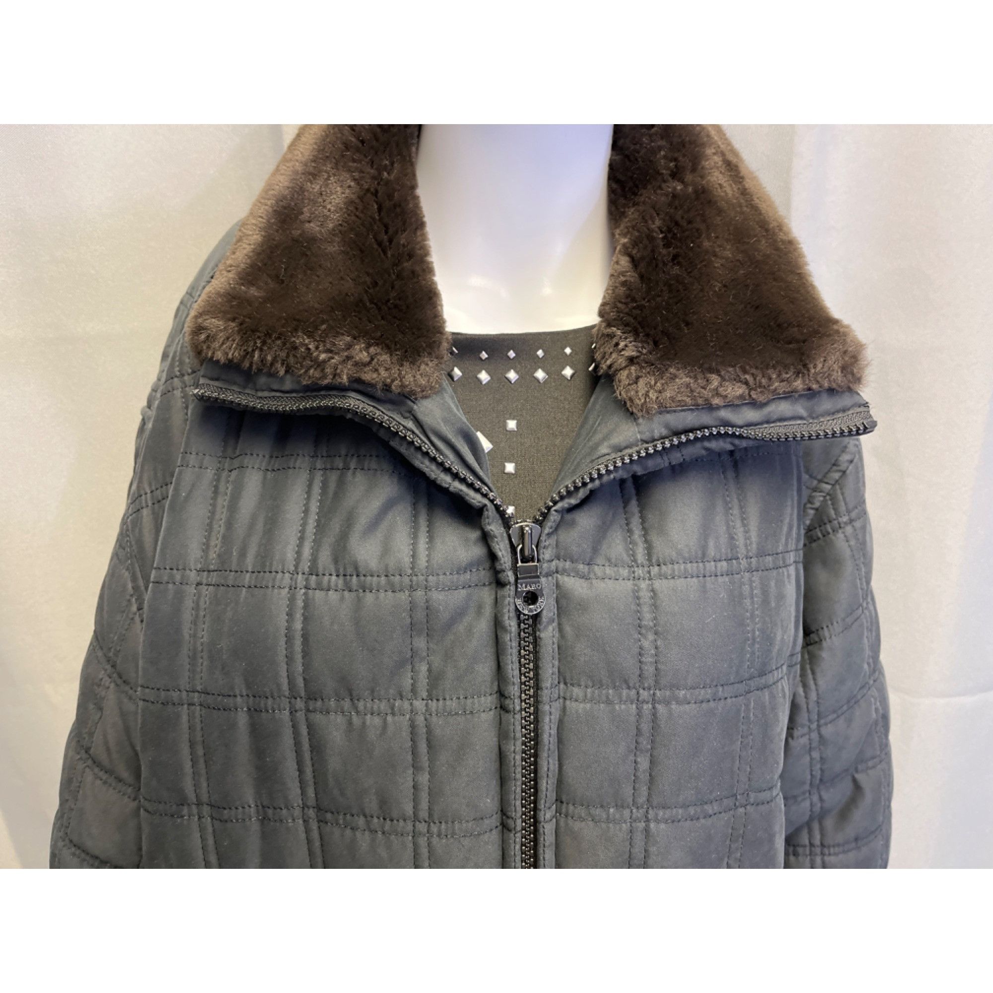 Andrew Marc Marc New York Andrew Marc Women's Black Winter Coat Size L S Size L / US 10 / IT 46 - 2 Thumbnail