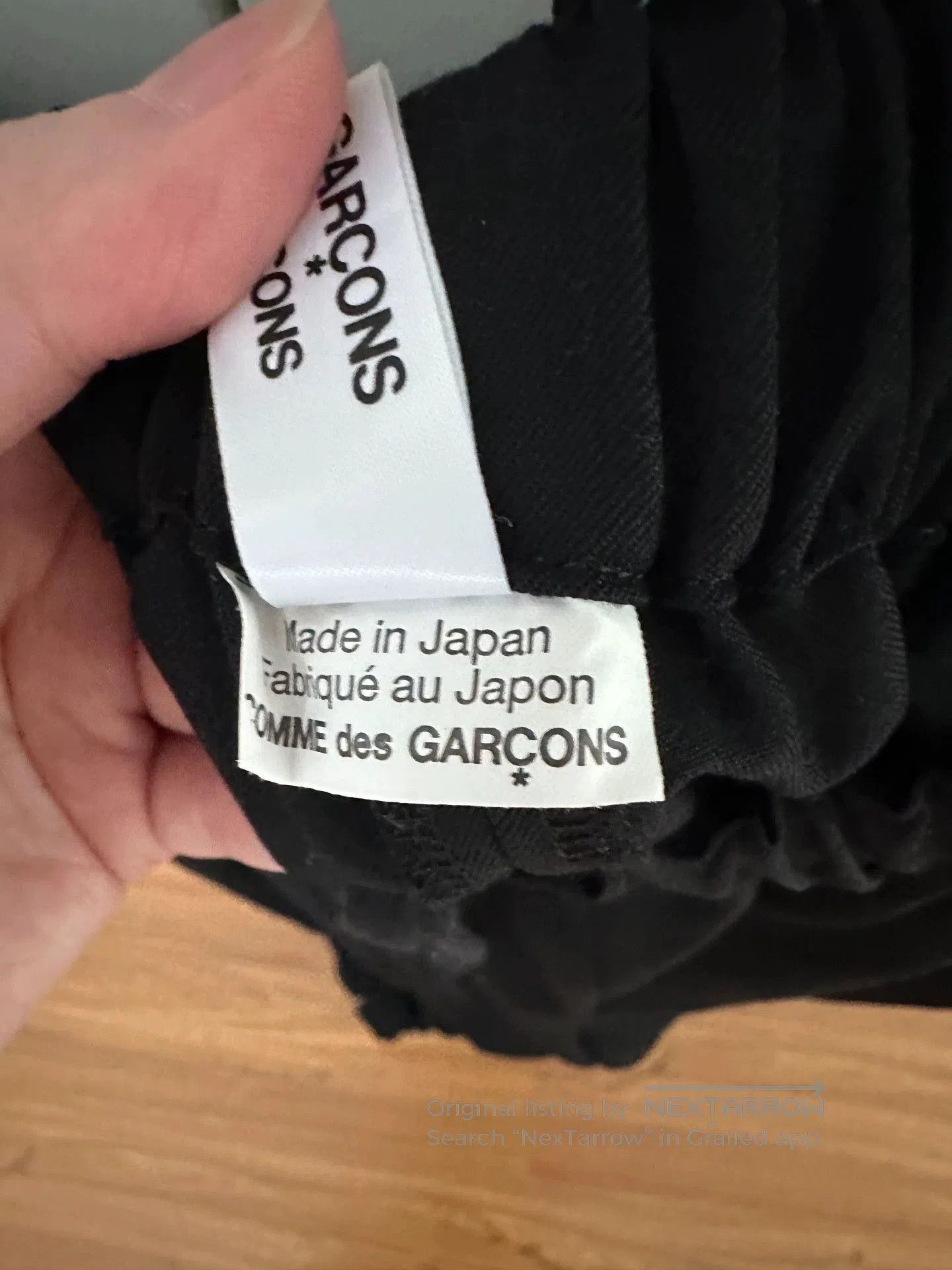 Comme des Garcons CDG+comcom Wool Lantern Pants S. Size US 26 / EU 42 - 4 Thumbnail