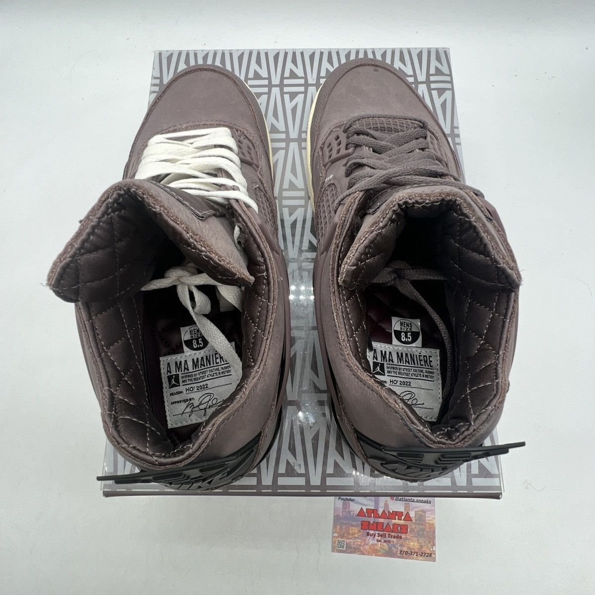 Jordan Brand A Ma Maniére x Air Jordan 4 Violet Ore Size US 8.5 / EU 41-42 - 7 Thumbnail