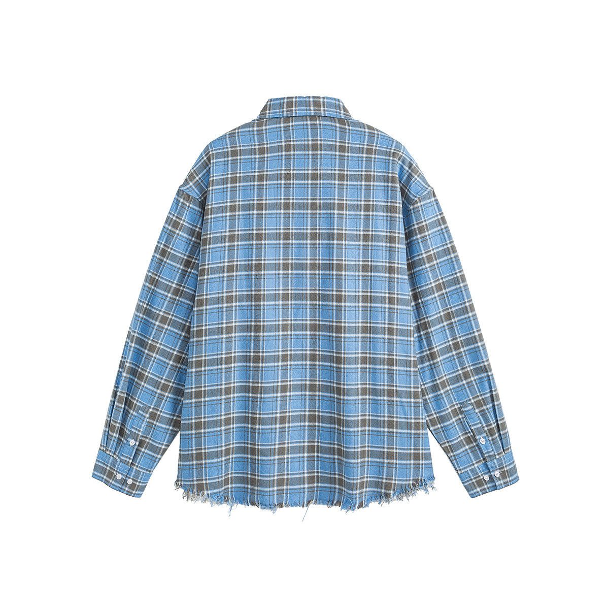 Vintage Japanese retro plaid men's long-sleeved shirt Size US M / EU 48-50 / 2 - 2 Thumbnail