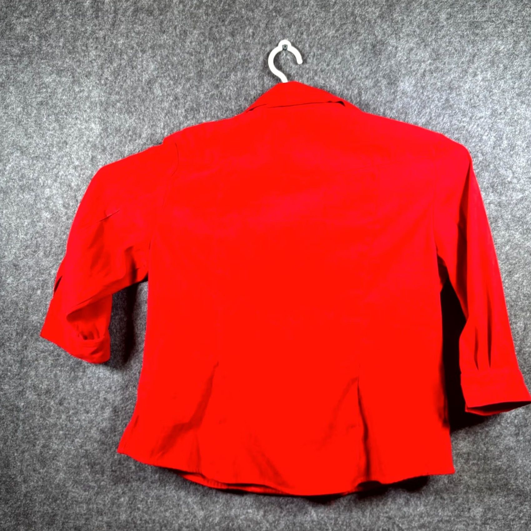 Coldwater Creek Coldwater Creek Basic Jacket Women's PL Red Collared Casual Academia Stretch Jacket Size L / US 10 / IT 46 - 5 Thumbnail