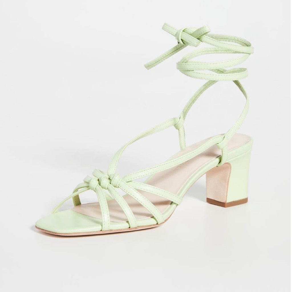 Loeffler Randall Loeffler Randall Libby Knotted Wrap Heel Sandals Size US 7.5 / IT 37.5 - 3 Thumbnail