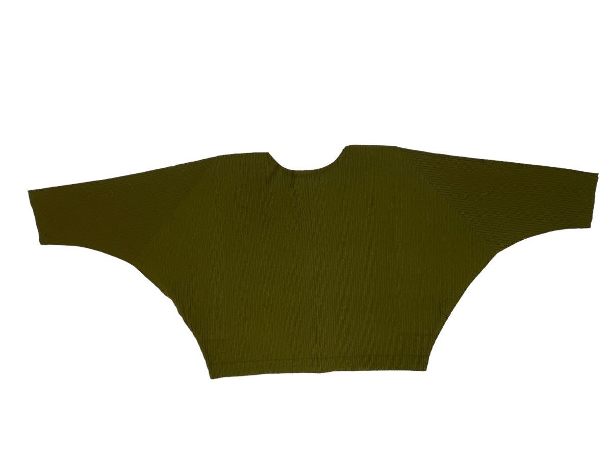 Issey Miyake IS Issey Miyake Me Batwing Pleated Crop Top Size ONE SIZE - 5 Thumbnail