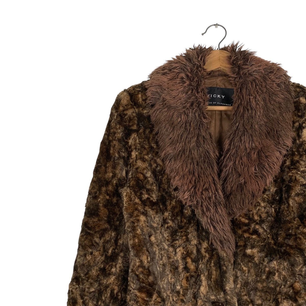 Japanese Brand Japanese Brand Vicky Faux Fur Elegance Coat Size M / US 6-8 / IT 42-44 - 6 Thumbnail