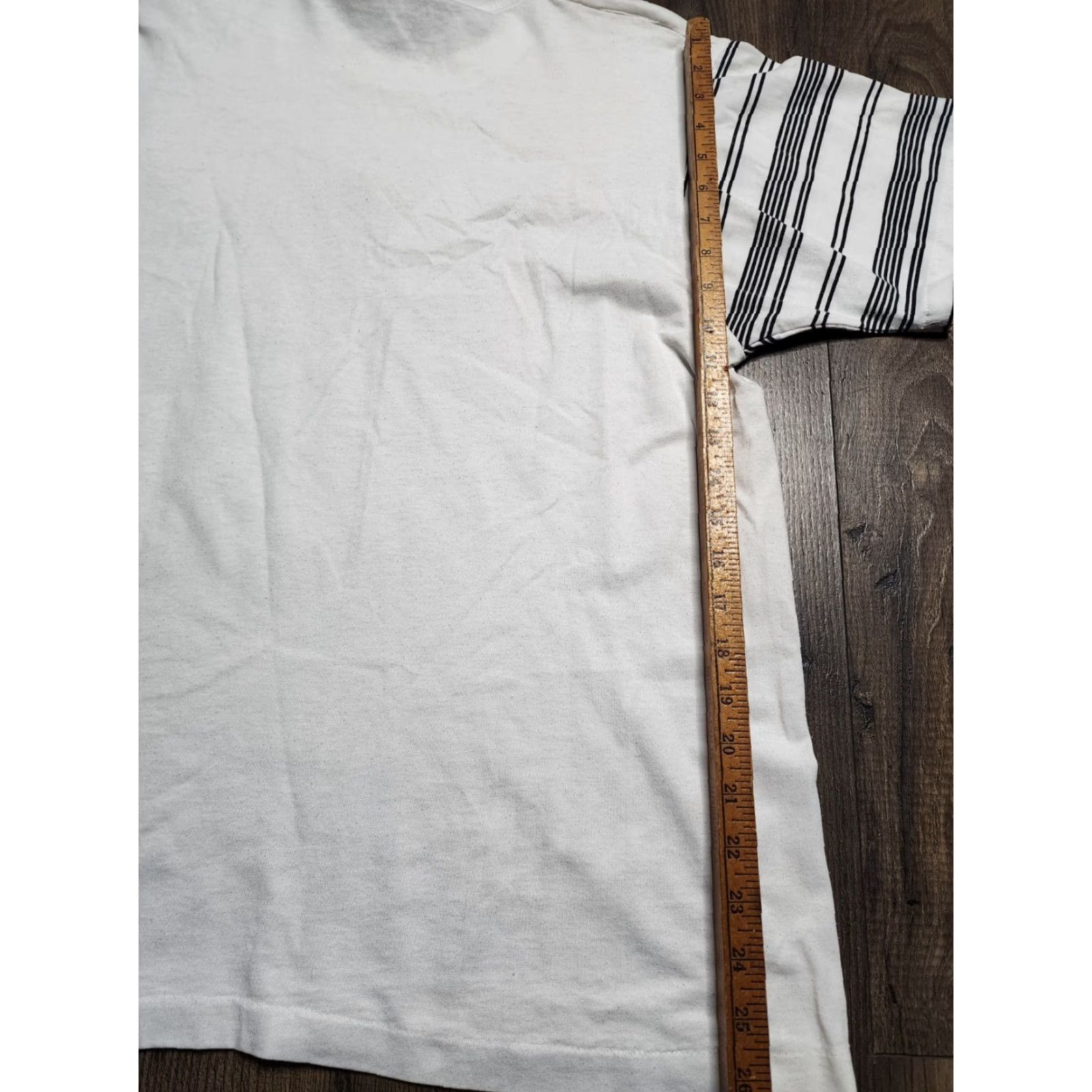 Repetto Vintage Gepetto T-Shirt Women M White Cotton Polyester Knit 90s Basic Crew Neck Short Sleeve Pullover Shirt Distressed Size M / US 6-8 / IT 42-44 - 2 Thumbnail