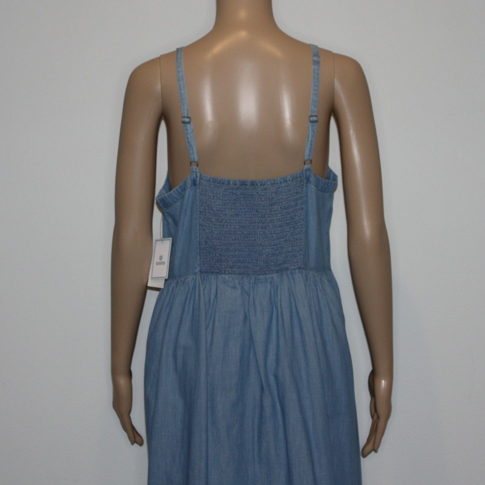 Other Susina Chambray Button Front Midi Dress in Denim Wash size M Size M / US 6-8 / IT 42-44 - 6 Thumbnail