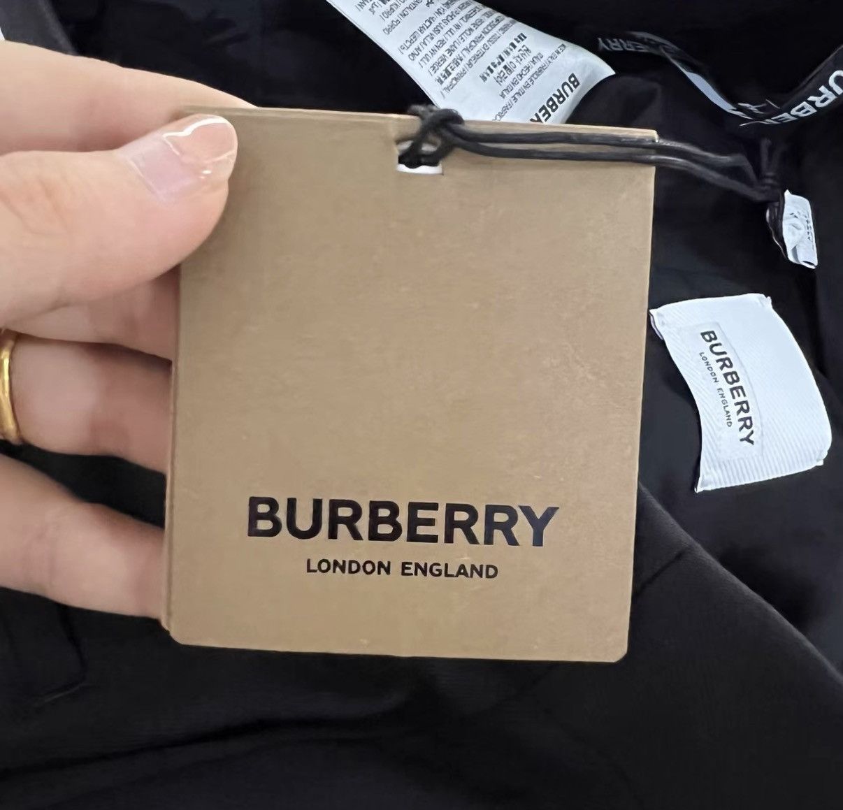 Burberry Burberry Black Wide-Leg Straight Pants J41 Size 24" / US 00 / IT 34 - 5 Thumbnail