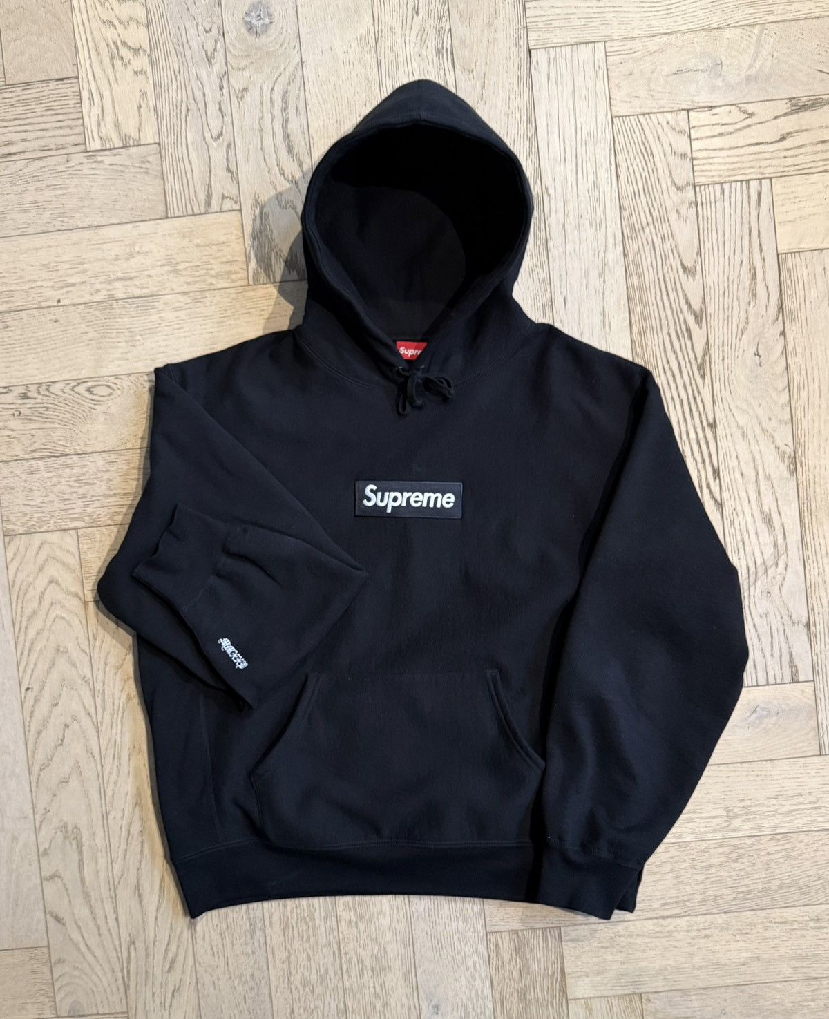 Supreme × Swarovski Supreme Swarovski® Motion Logo Hoodie - large