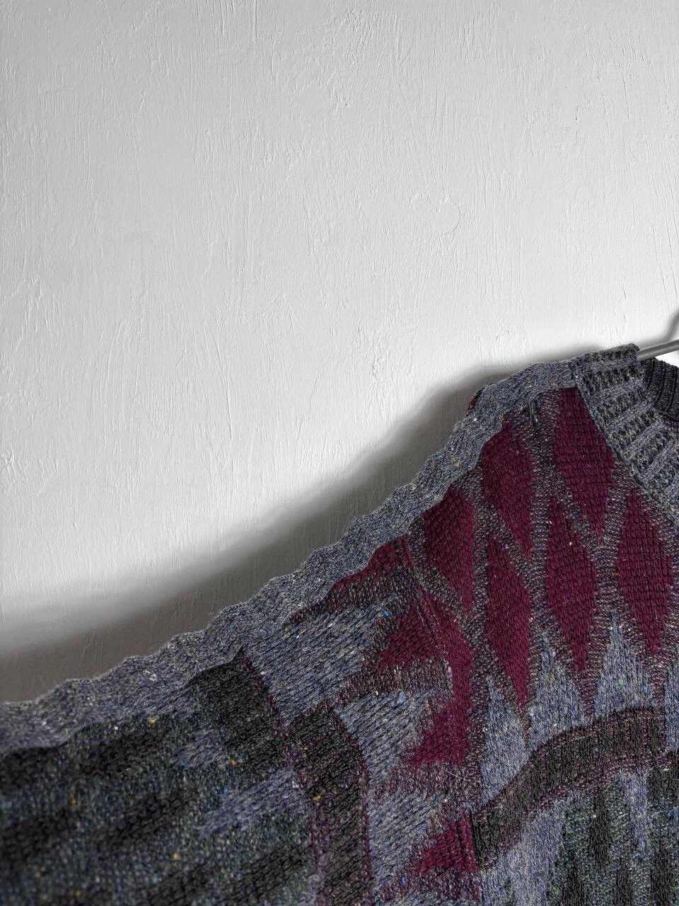 Carlo Colucci Coogi style Carlo Colucci made in West Germany 3D Sweater Size US M / EU 48-50 / 2 - 4 Thumbnail