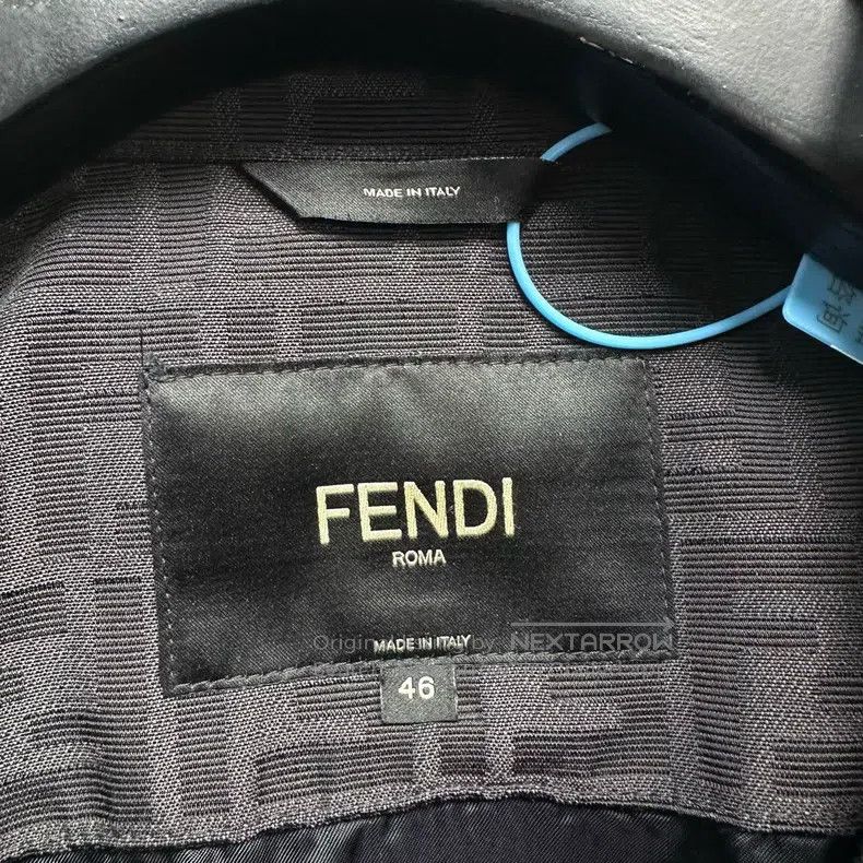 Fendi Fendi Pocket Full-Print Logo Jacquard Jacket Shirt Size US S / EU 44-46 / 1 - 3 Thumbnail