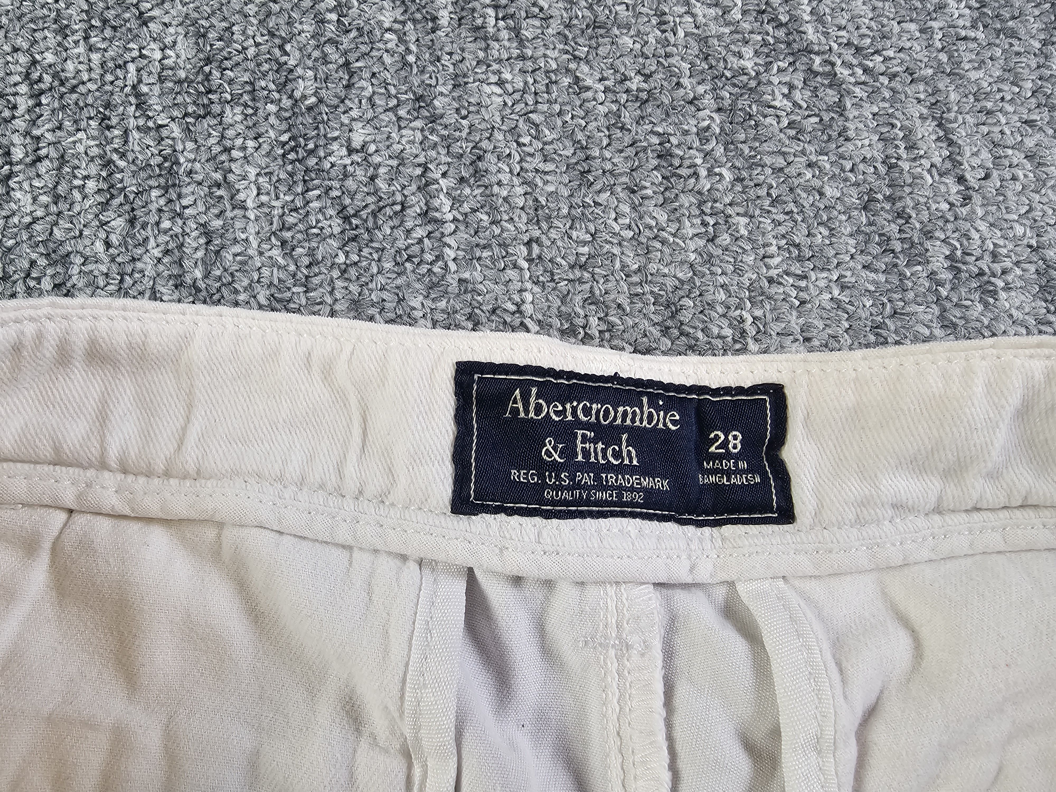 Abercrombie & Fitch Abercrombie & Fitch Khaki Chino Shorts Flat Front Cotton W28 Size US 28 / EU 44 - 4 Thumbnail