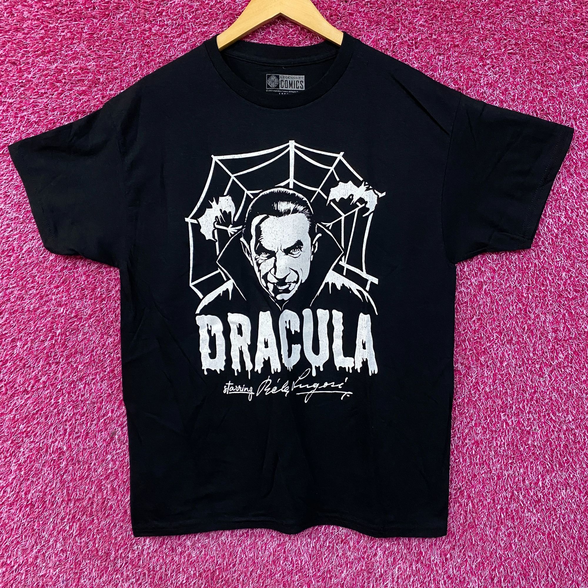 Other Bela Lugosi Dracula Spiders Web Graphic T-Shirt Large Size US L / EU 52-54 / 3 - 1 Thumbnail