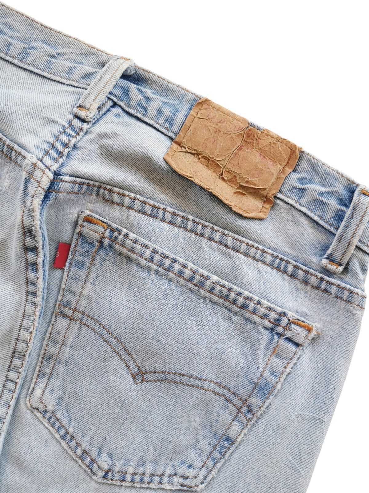 Levi's Levi’s 501 Custom Vintage Jeans Graffiti Stencil Art 1990s Size US 32 / EU 48 - 10 Thumbnail