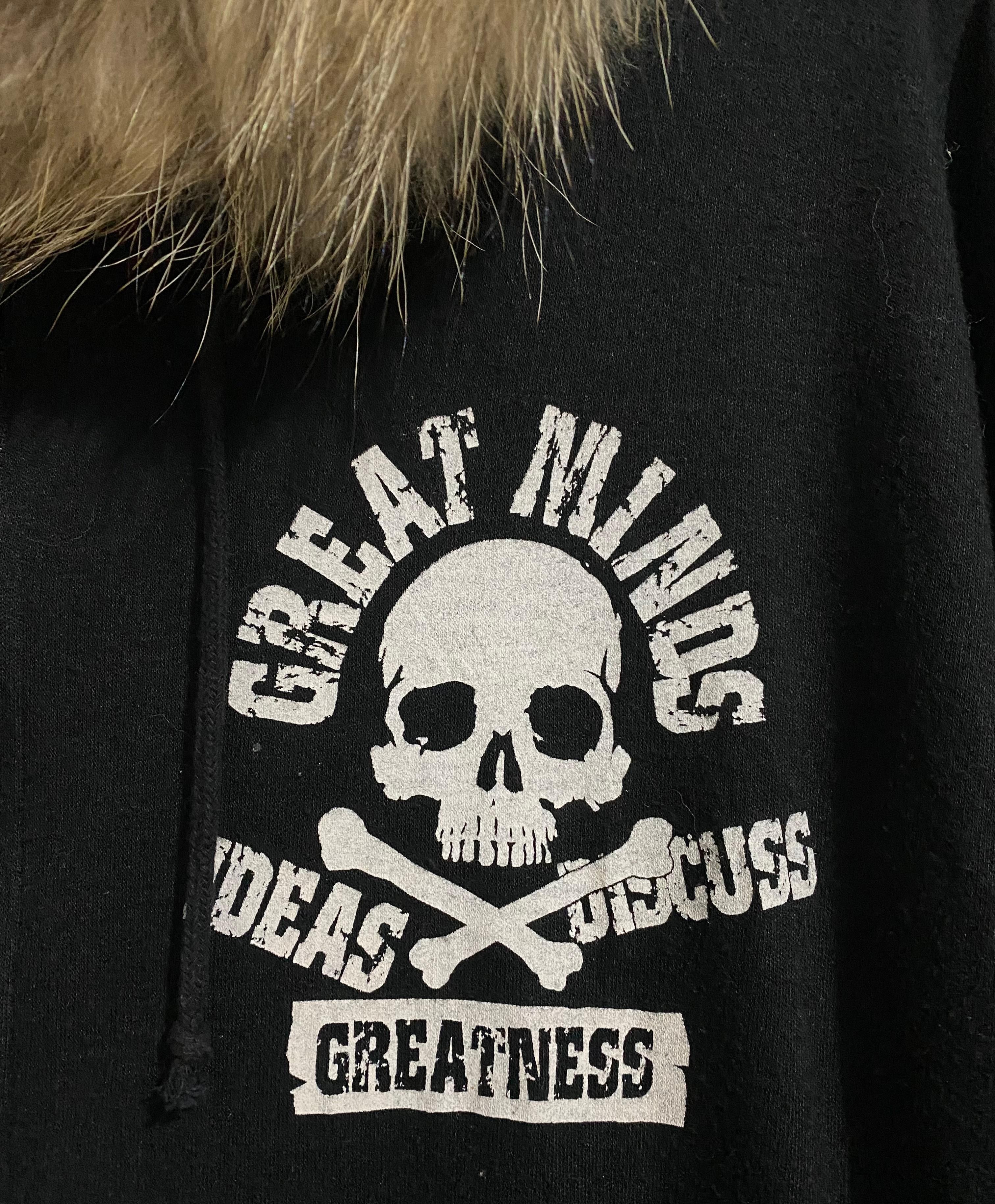 Other Japanese Fur knick knack great minds Skull zipp hoodie Size US L / EU 52-54 / 3 - 4 Thumbnail