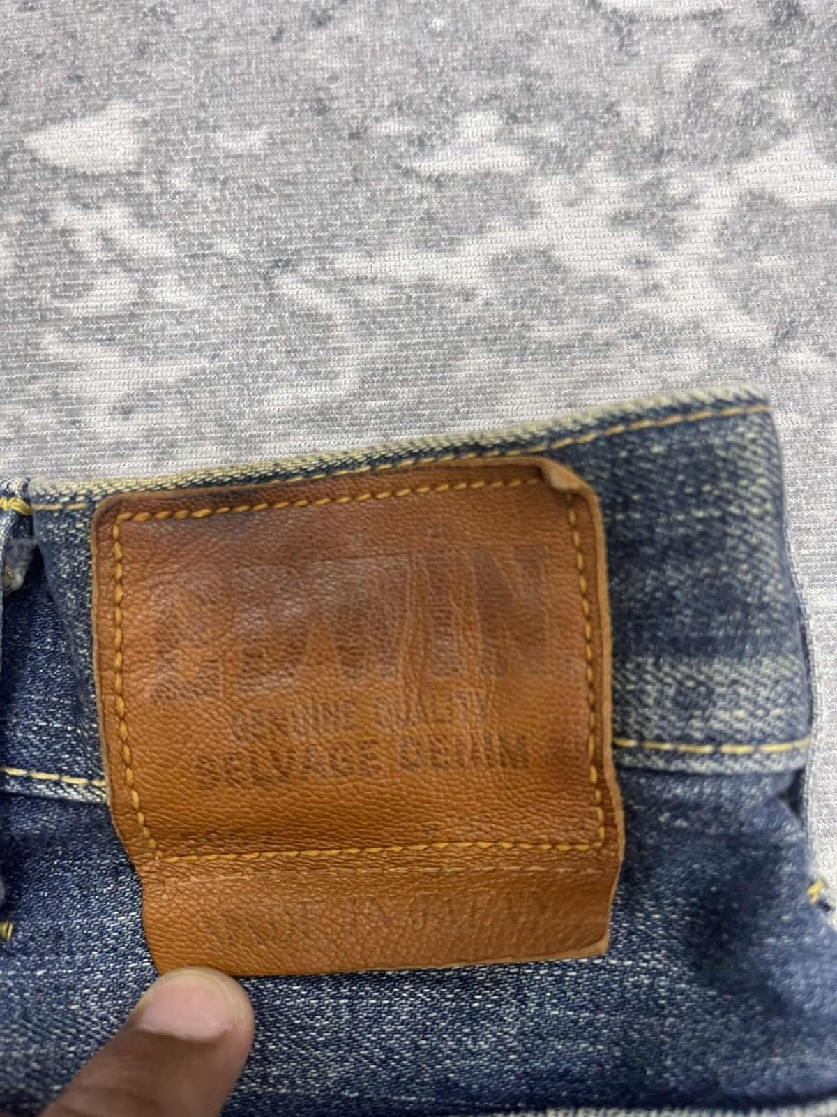 Edwin Vintage Edwin Distressed Salvage denim pants Size US 38 / EU 54 - 18 Thumbnail