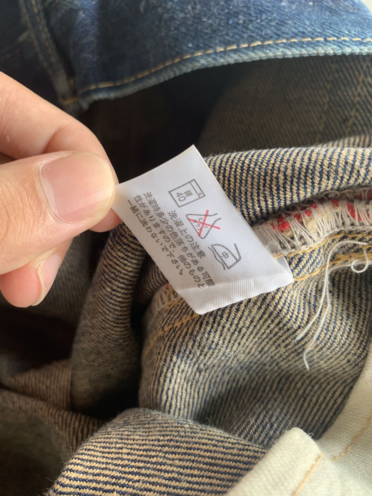 Kapital VINTAGE HOLLYWOOD RANCH MARKET SELVEDGE DISTRESSED DENIM Size US 32 / EU 48 - 25 Thumbnail