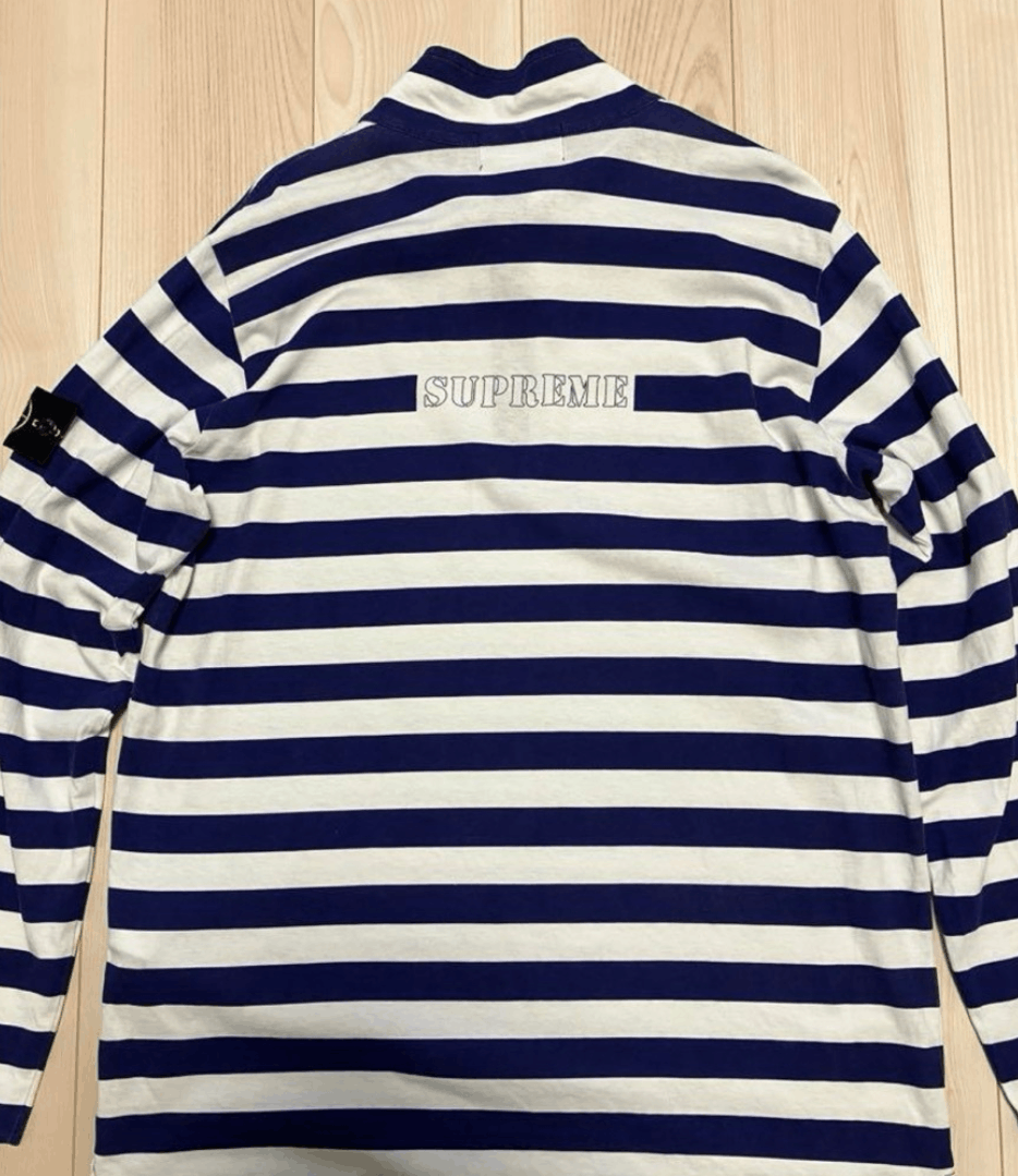 Stone Island Supreme Stone Island Quarter Zip Long Sleeve Top Size US L / EU 52-54 / 3 - 3 Thumbnail