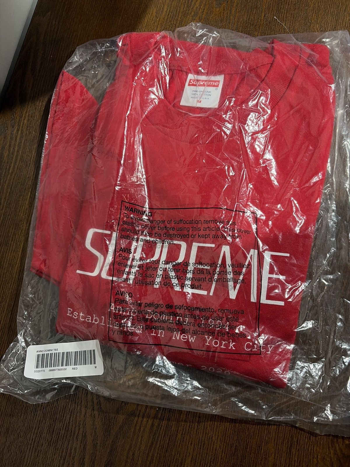 Supreme Supreme Anno Domini Tee Size US M / EU 48-50 / 2 - 1 Thumbnail