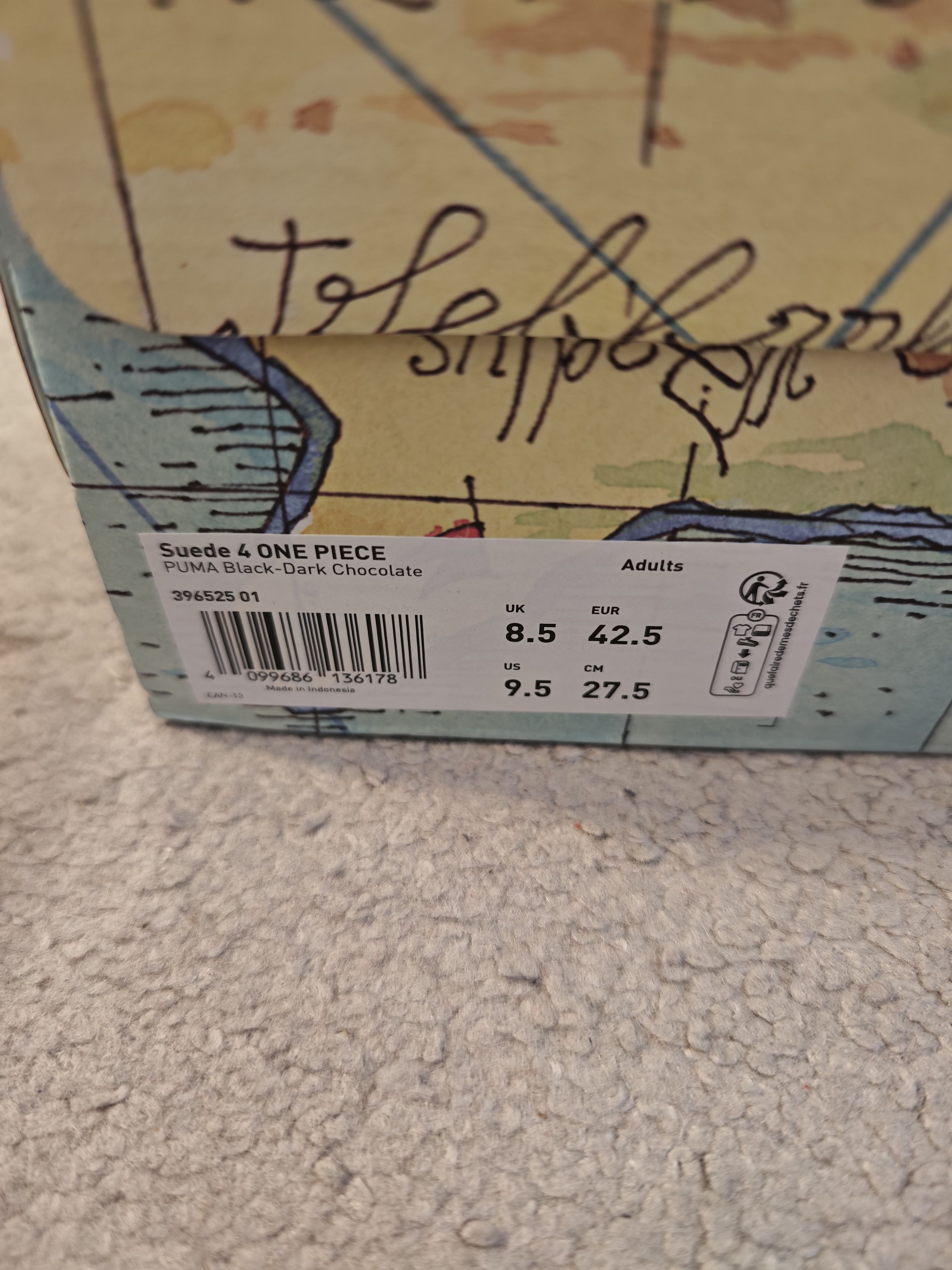 Puma Puma x One piece Blackbeard suedea Size US 9.5 / EU 42-43 - 6 Thumbnail