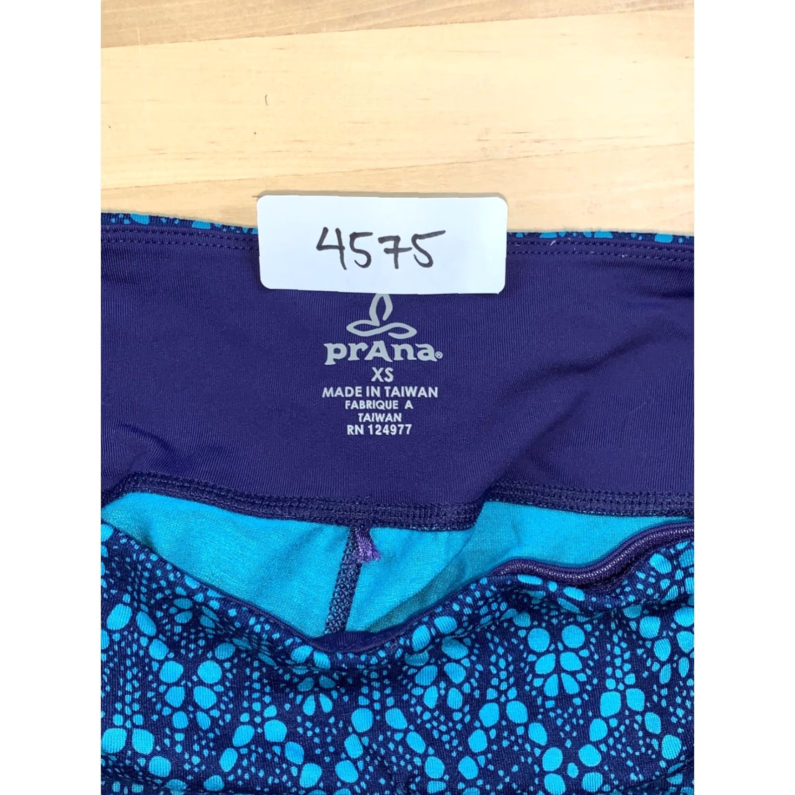 Prana prAna Womens Leggings Geometric Print Casual Activewear XS Gym Multicolor Ankle Womens Size 26" / US 2 / IT 38 - 3 Thumbnail