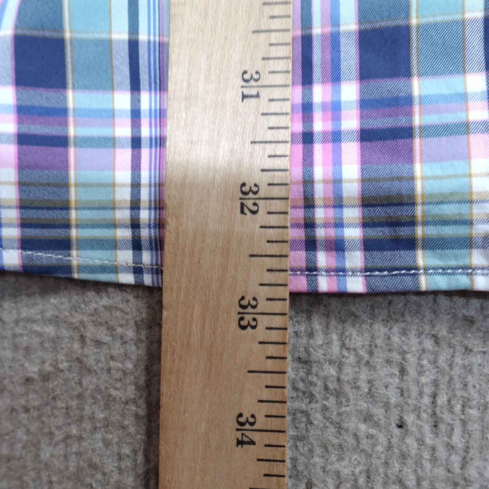 Peter Millar VINTAGE Peter Millar Summer Comfort Shirt 2XL Blue Plaid Long Sleeve North Hills Size US XXL / EU 58 / 5 - 5 Thumbnail