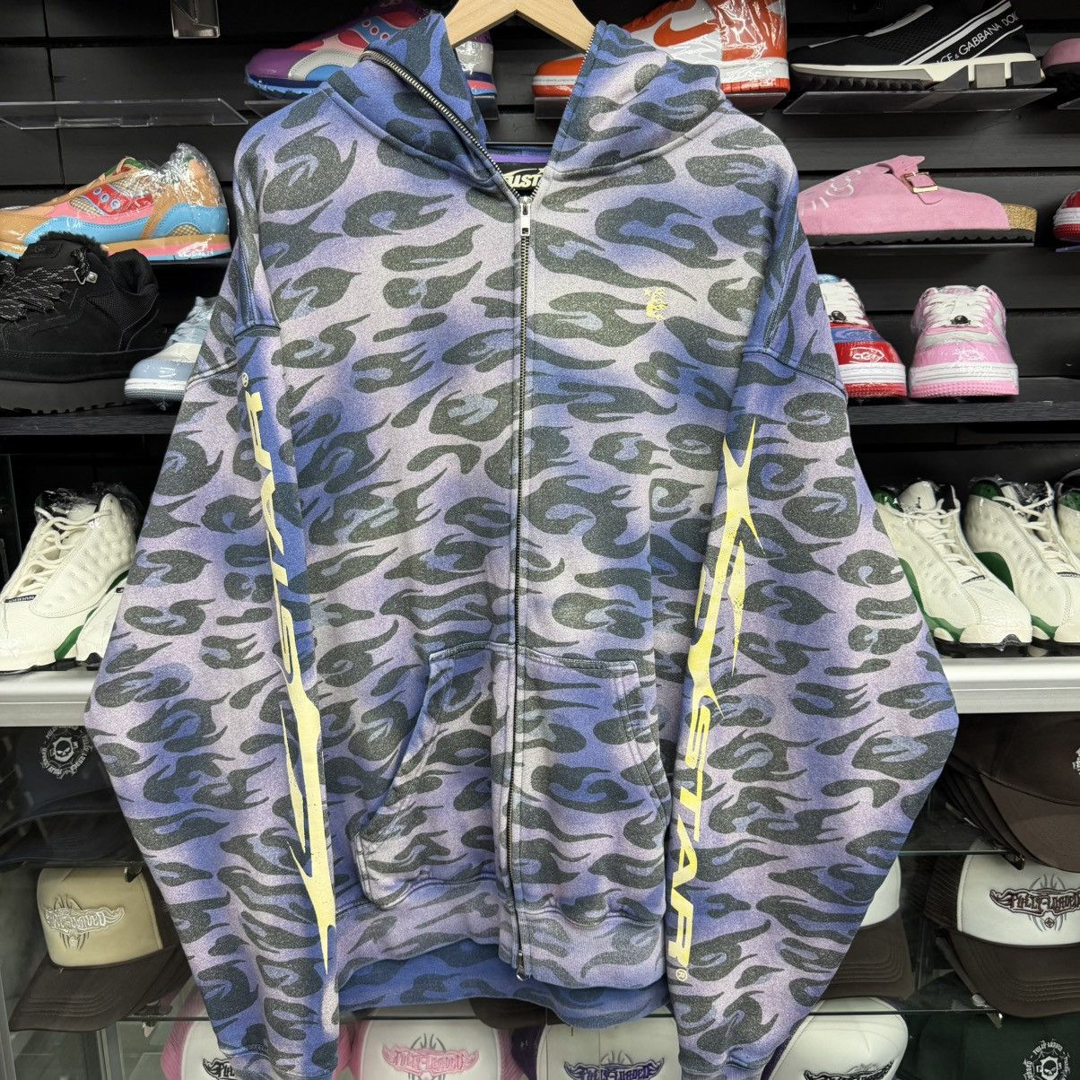 HELLSTAR Hellstar Cheetah Zip Up Purple XXL Size US XXL / EU 58 / 5 - 1 Thumbnail