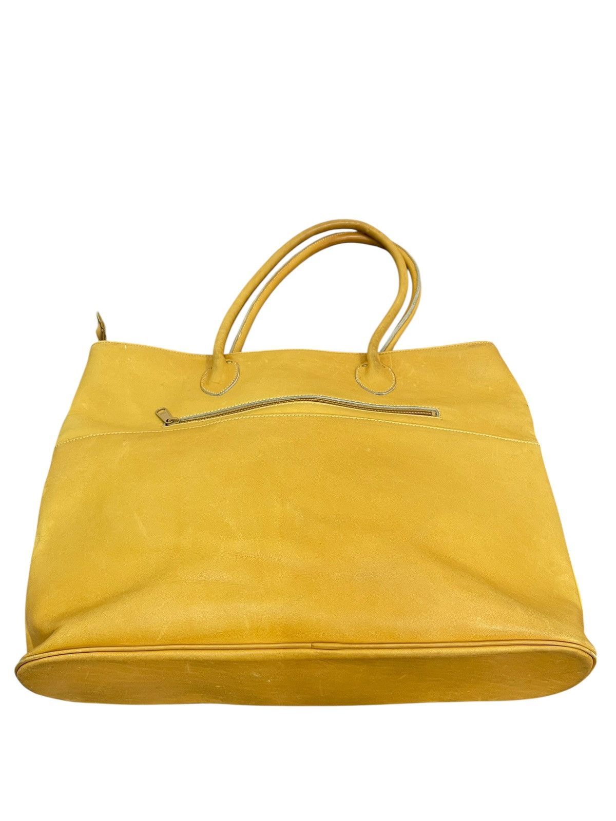 Leather Full Leather Vtg Tak Japan Tote Shoulder Bag 7🟩 Size ONE SIZE - 13 Thumbnail