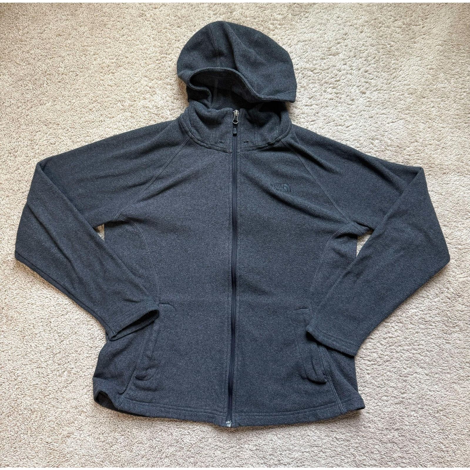 The North Face The North Face Hoodie Jacket Full Zip Gray Women's Size L Size L / US 10 / IT 46 - 4 Thumbnail