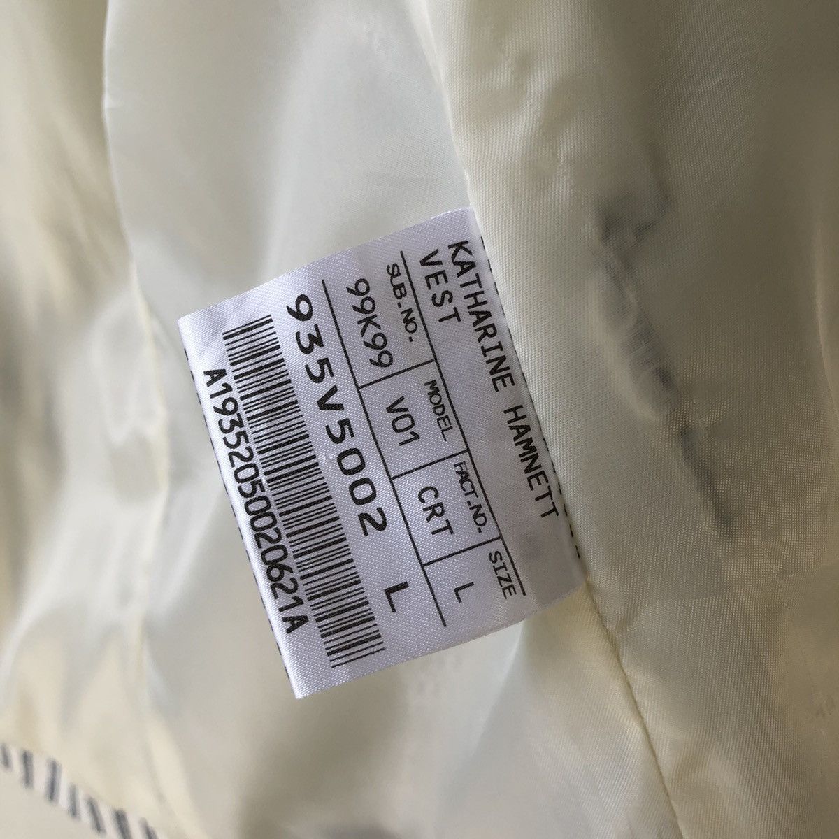 Katharine Hamnett London KATHARINE HAMNETT LONDON Linen-Cotton Vest Size US M / EU 48-50 / 2 - 12 Thumbnail