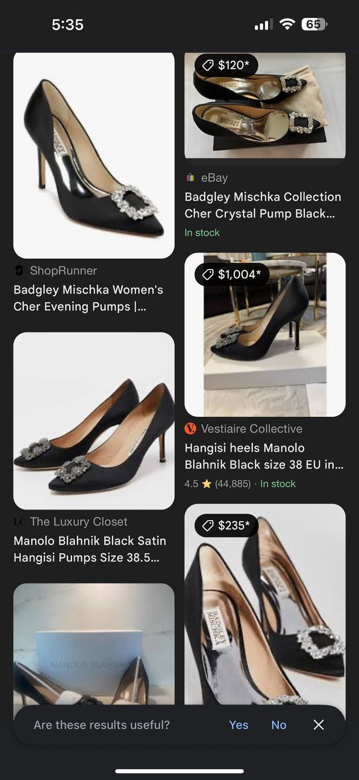 Badgley Mischka Badgley Mischka Collection Cher Crystal Pump heels Size US 8.5 / IT 38.5 - 5 Thumbnail