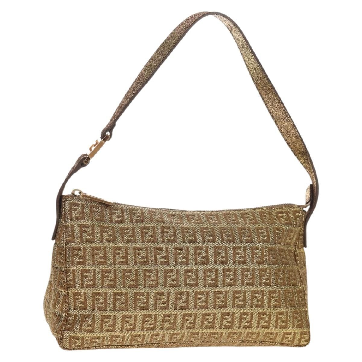 Fendi Fendi Pochette Shoulder Bag Zucchino Canvas Size ONE SIZE - 1 Thumbnail