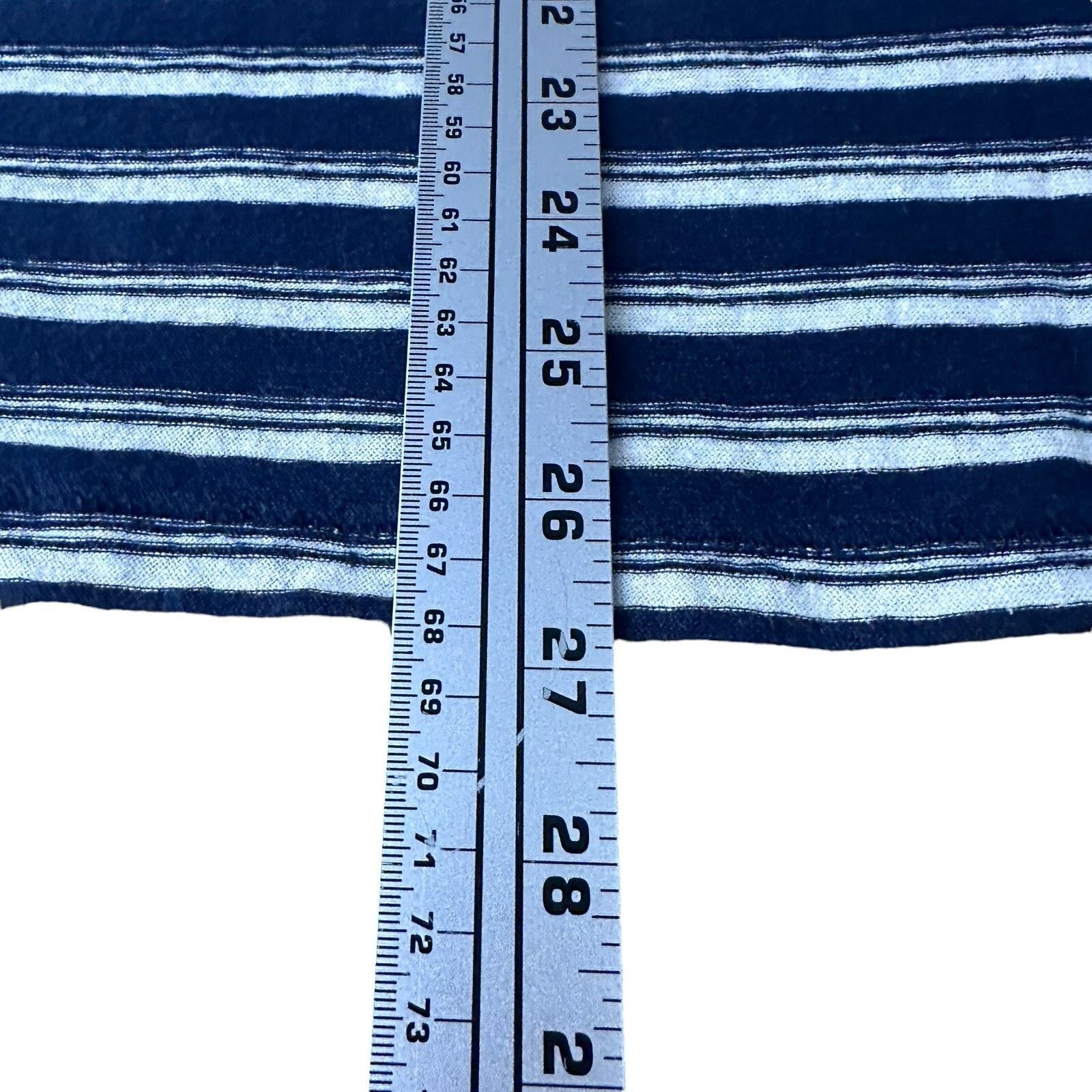 Outerknown Outerknown T-Shirt Men’s Medium Blue White Striped Hemp Size US M / EU 48-50 / 2 - 11 Thumbnail