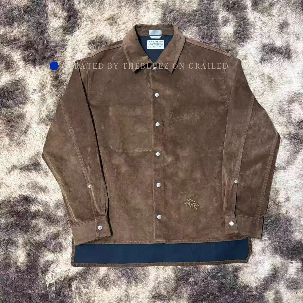 Dior Brown Embroidered Velvet Jacket Size US L / EU 52-54 / 3 - 1 Thumbnail