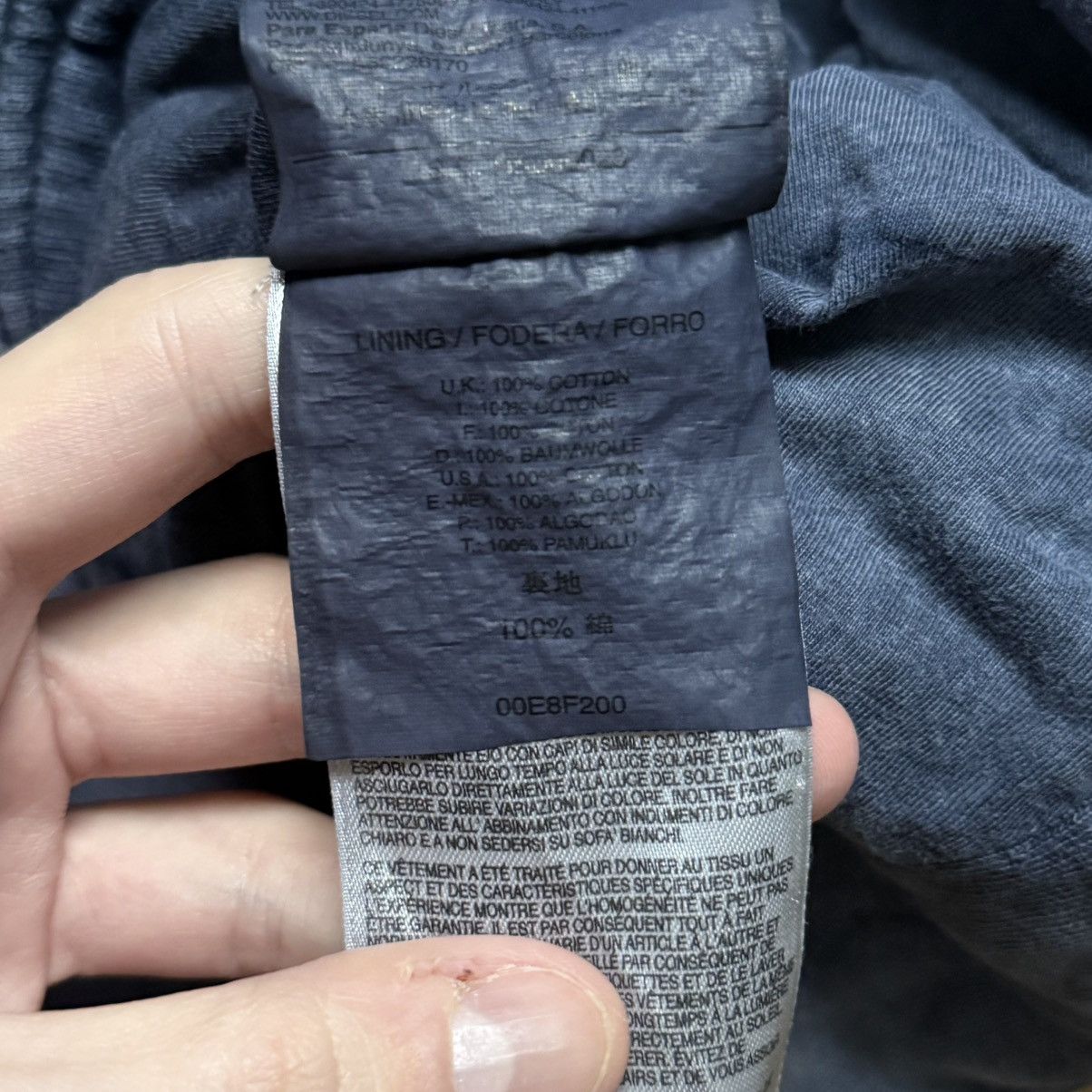 Diesel 📌 Vintage Diesel Y2K Avant-Garde Faded Grey Cardigan Size S / US 4 / IT 40 - 12 Thumbnail