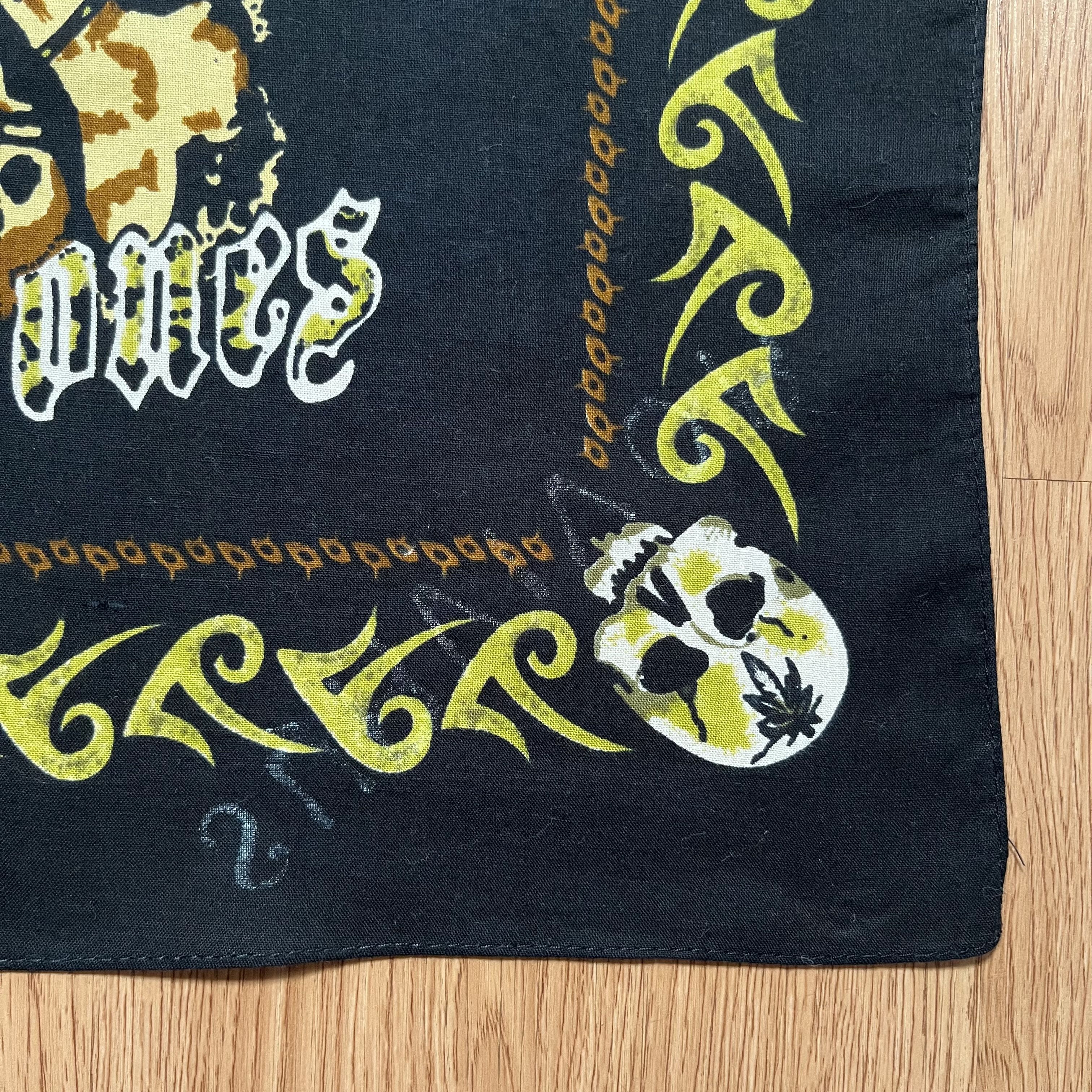 Vintage Cypress Hill Skull and Cross Bones Handkerchief Size ONE SIZE - 3 Thumbnail
