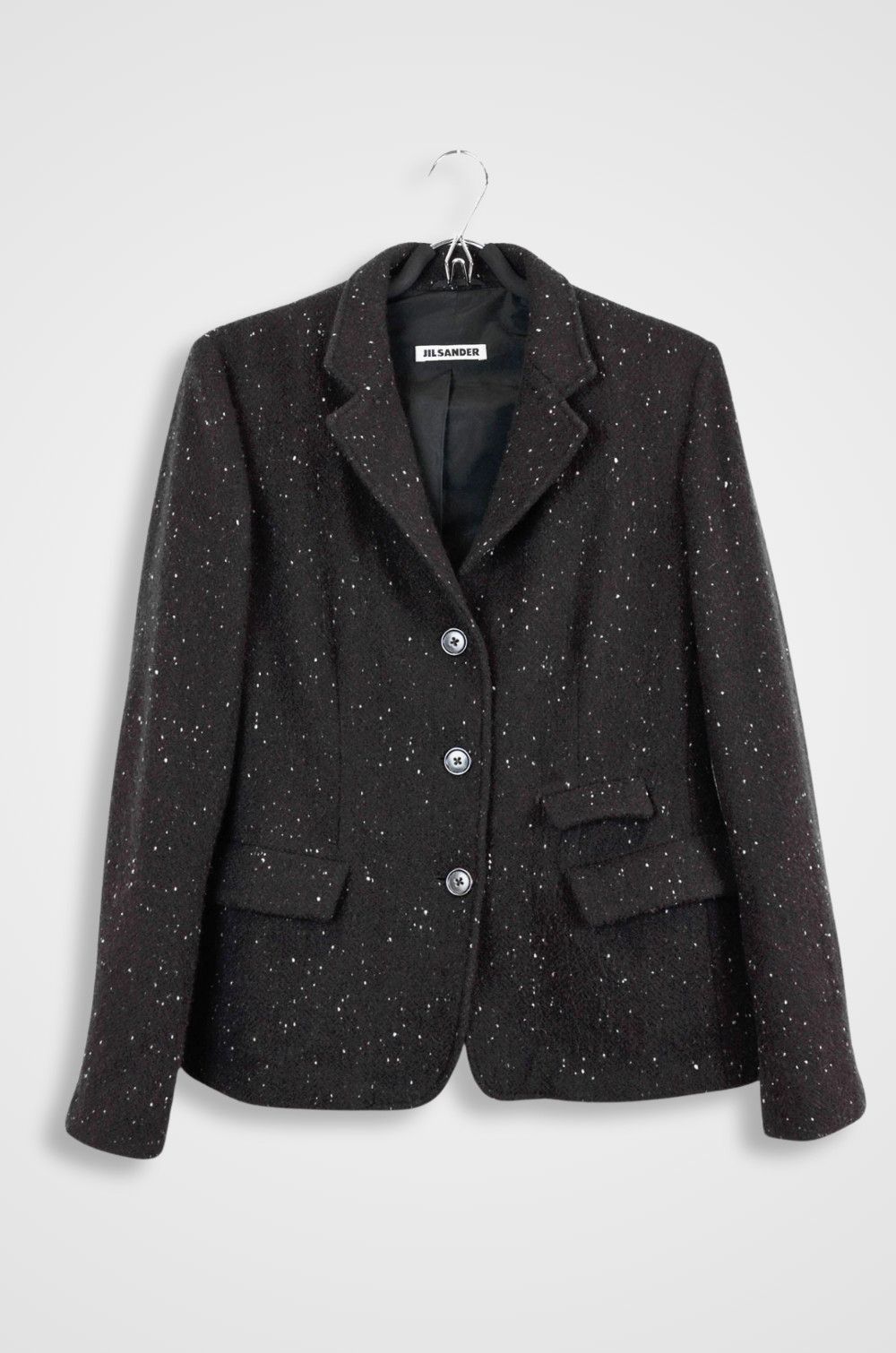Jil Sander Jil Sander Wool-Cashmere Speckled Tweed Blazer – Size 40 Size S / US 4 / IT 40 - 1 Thumbnail