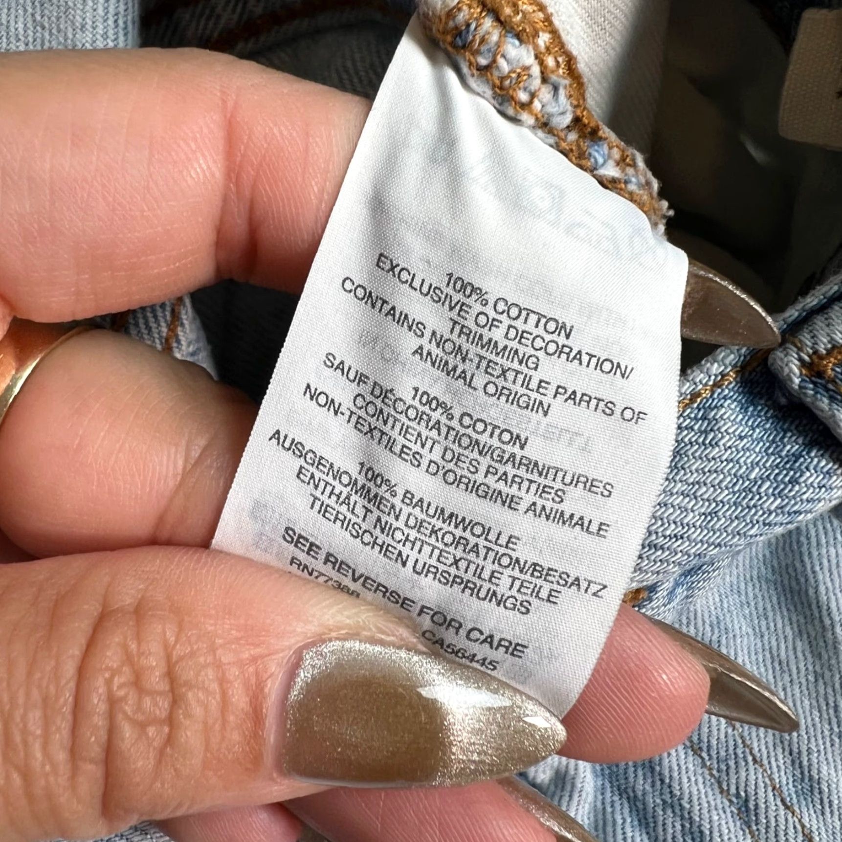 Madewell VINTAGE Madewell Jeans Womens The Perfect Summer 24 Light Wash Tapered Leg 100% Cotton Blue Size 42" / US 20 - 5 Thumbnail