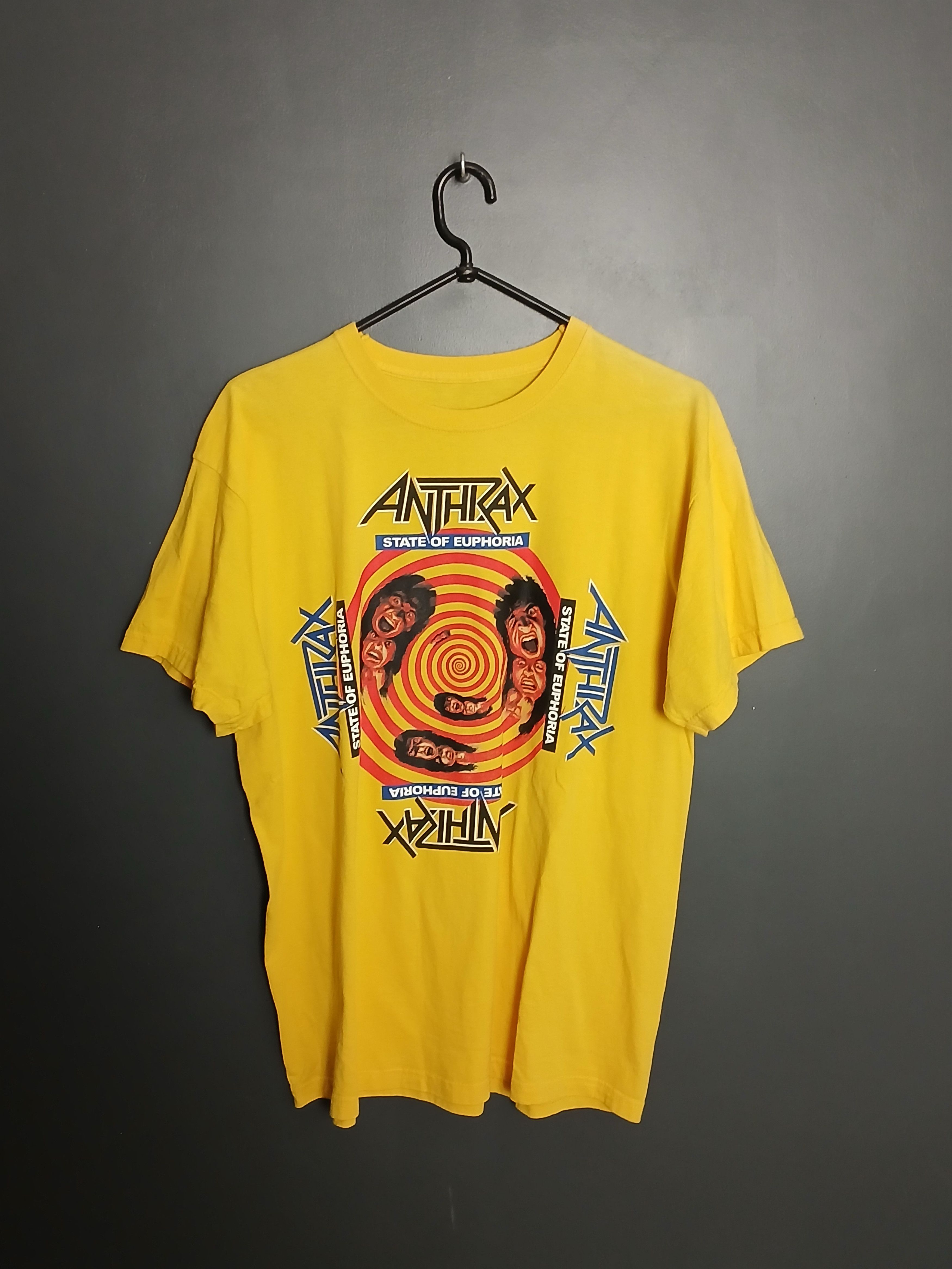Band Tees Anthrax State Of Euphoria T-Shirt | Grailed