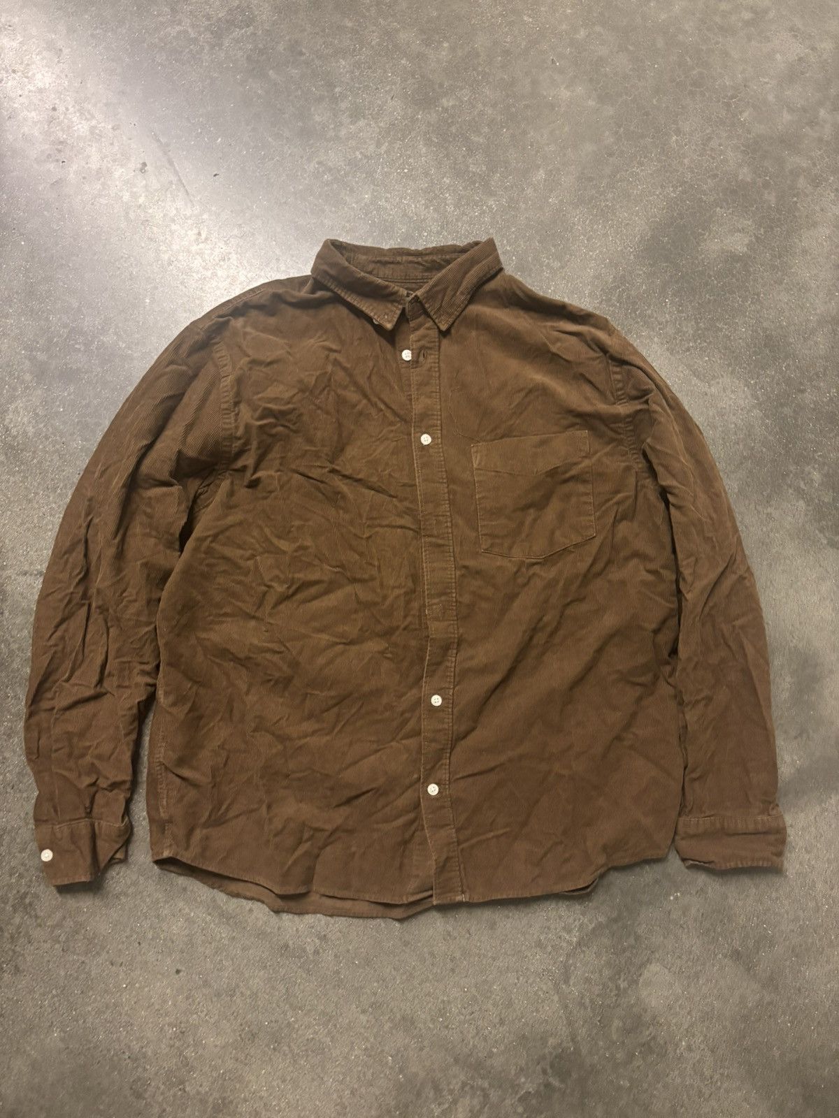 Gap Brown Corduroy Jacket Size US L / EU 52-54 / 3 - 1 Thumbnail