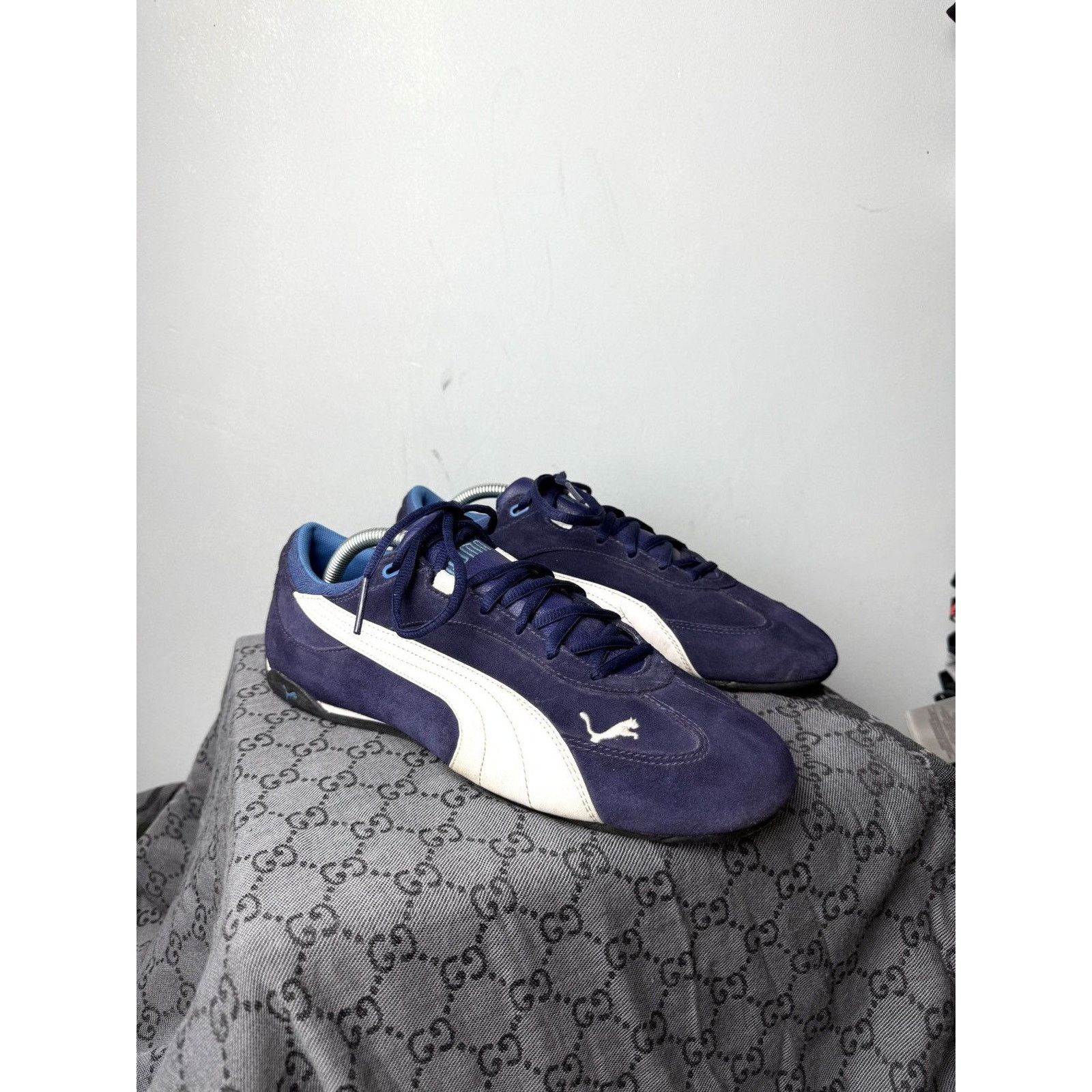 Puma Y2K Vintage Puma Speedcat Low Top Suede Trainers Sneakers Size US 10 / EU 43 - 7 Thumbnail
