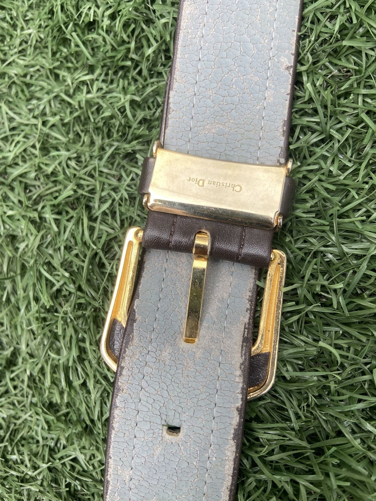 Dior Christian Dior Leather Belt Size ONE SIZE - 2 Thumbnail