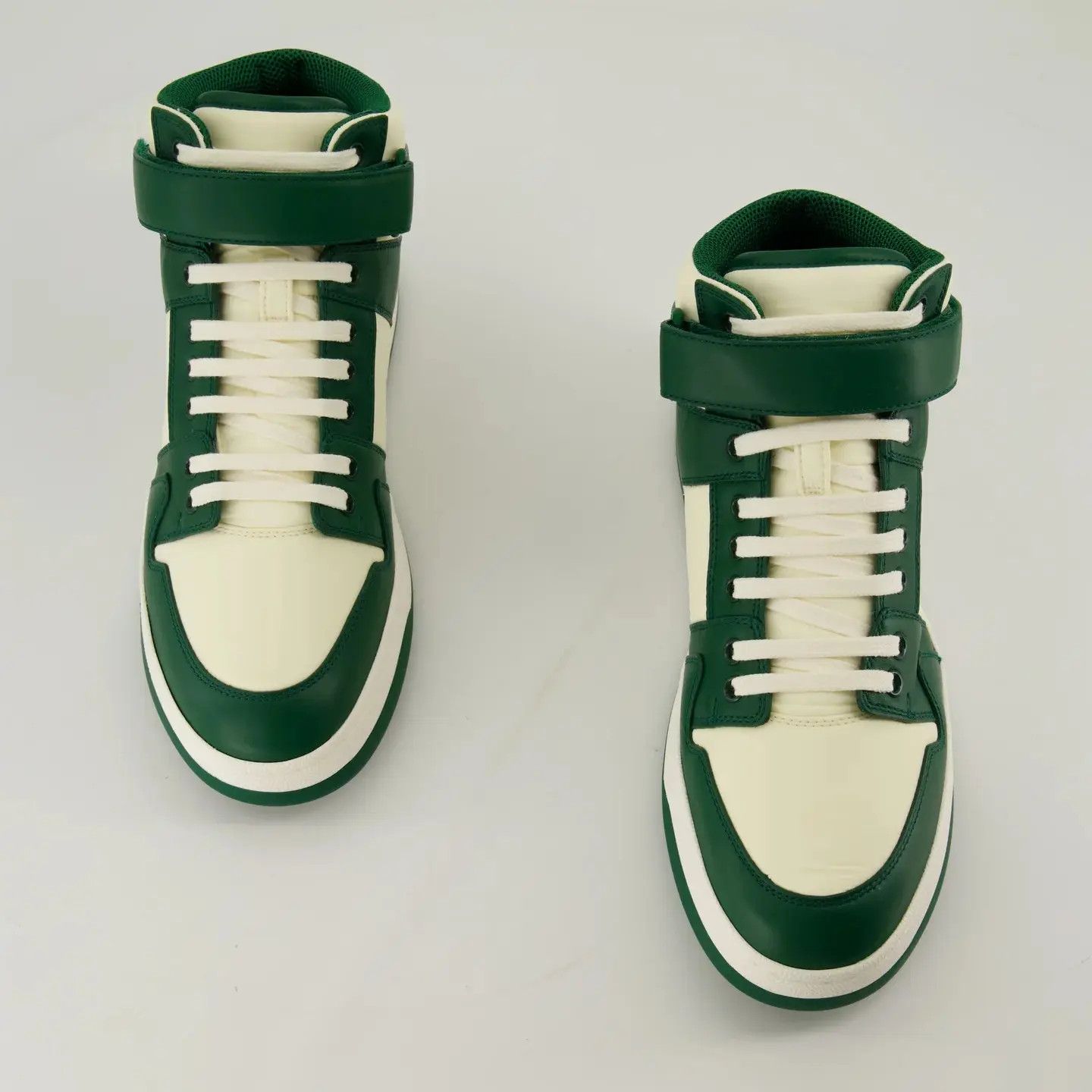 Saint Laurent Paris o1s1wg110126 805227 Lax 00 Sne Gr Ge Sneakers Green & White Size US 10 / EU 43 - 3 Thumbnail